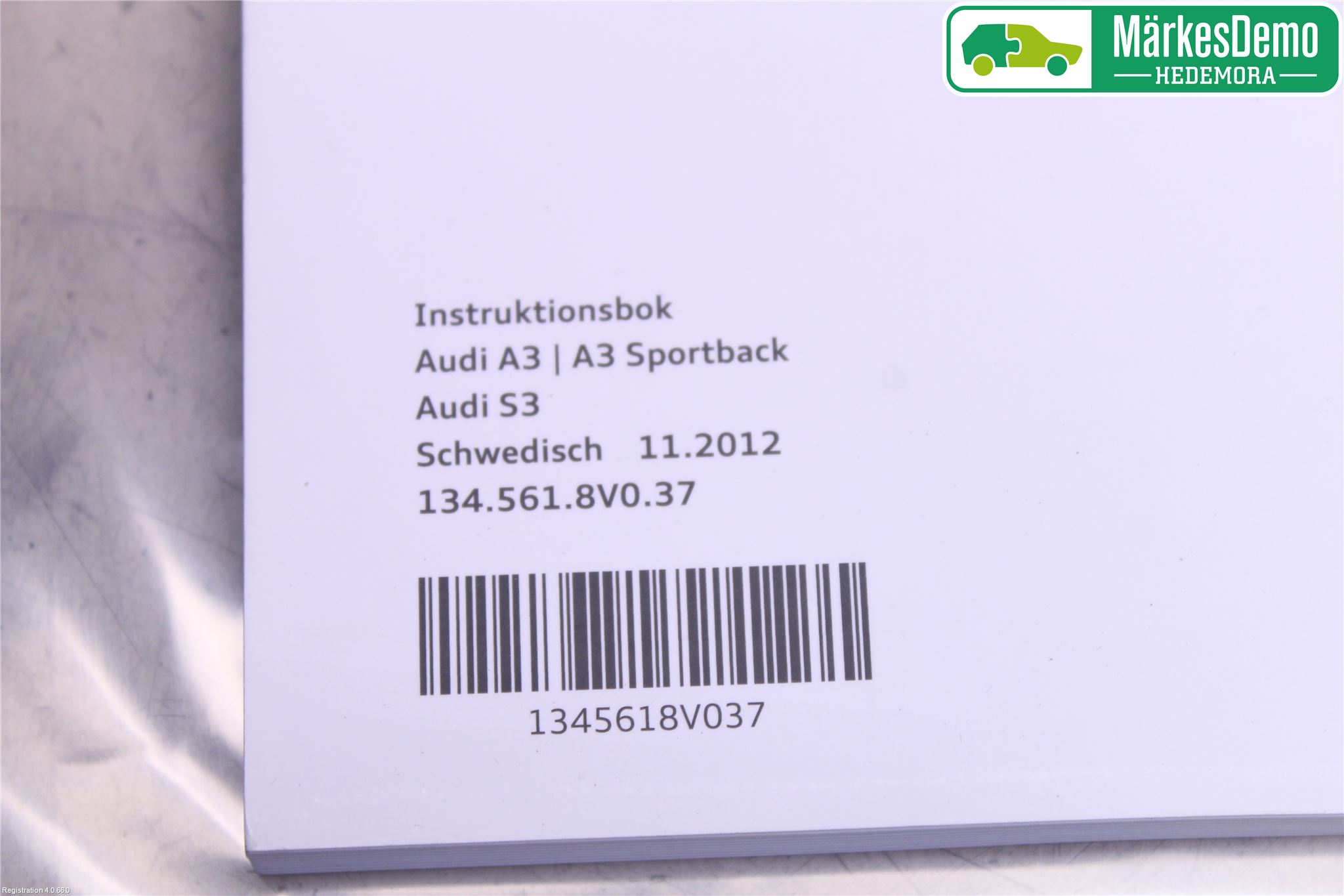 Audi A3/S3 8V 13-20 Instruksjonsbok