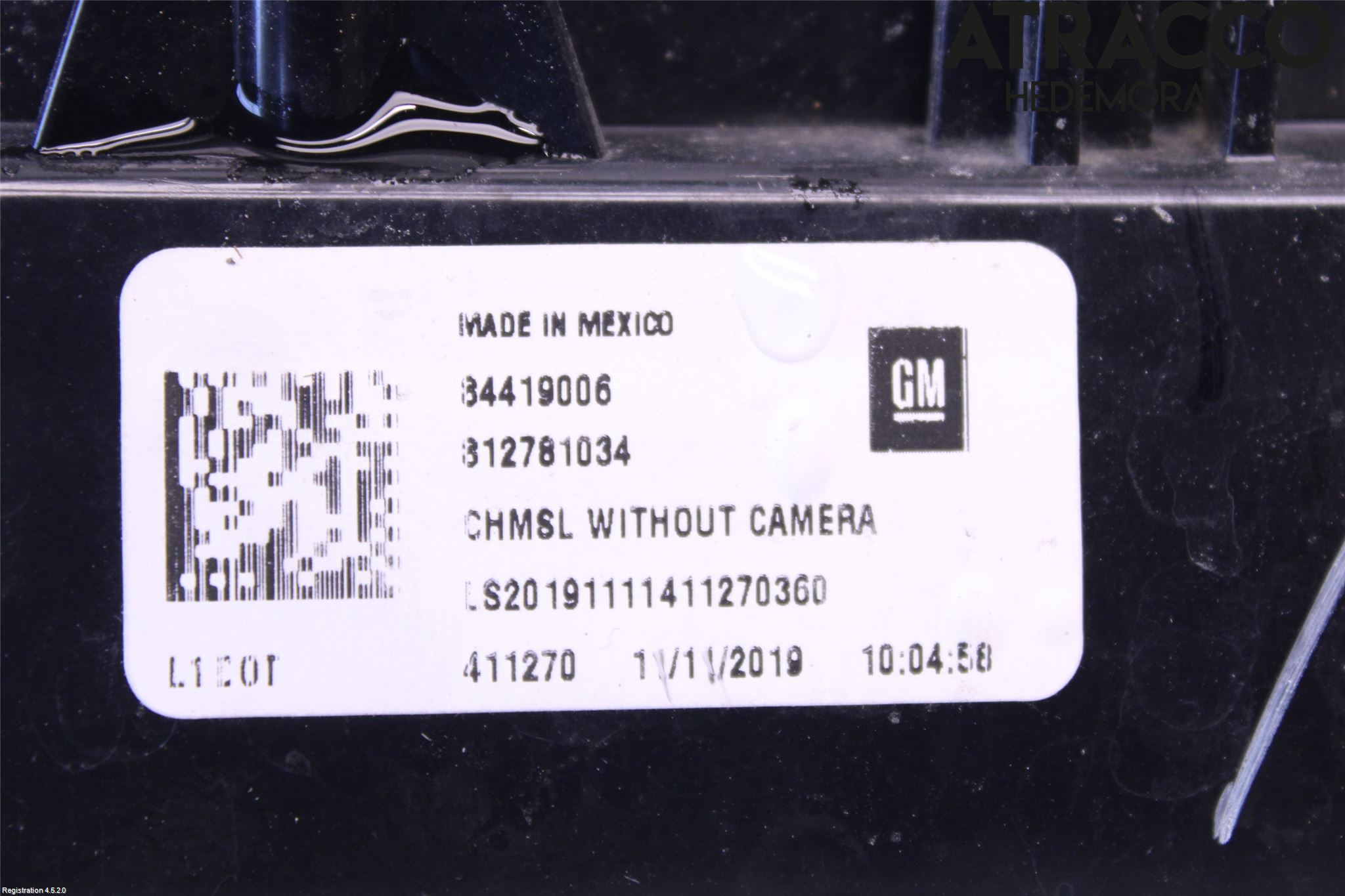 Chevrolet SILVERADO PICKUP Bremselys Bakrute