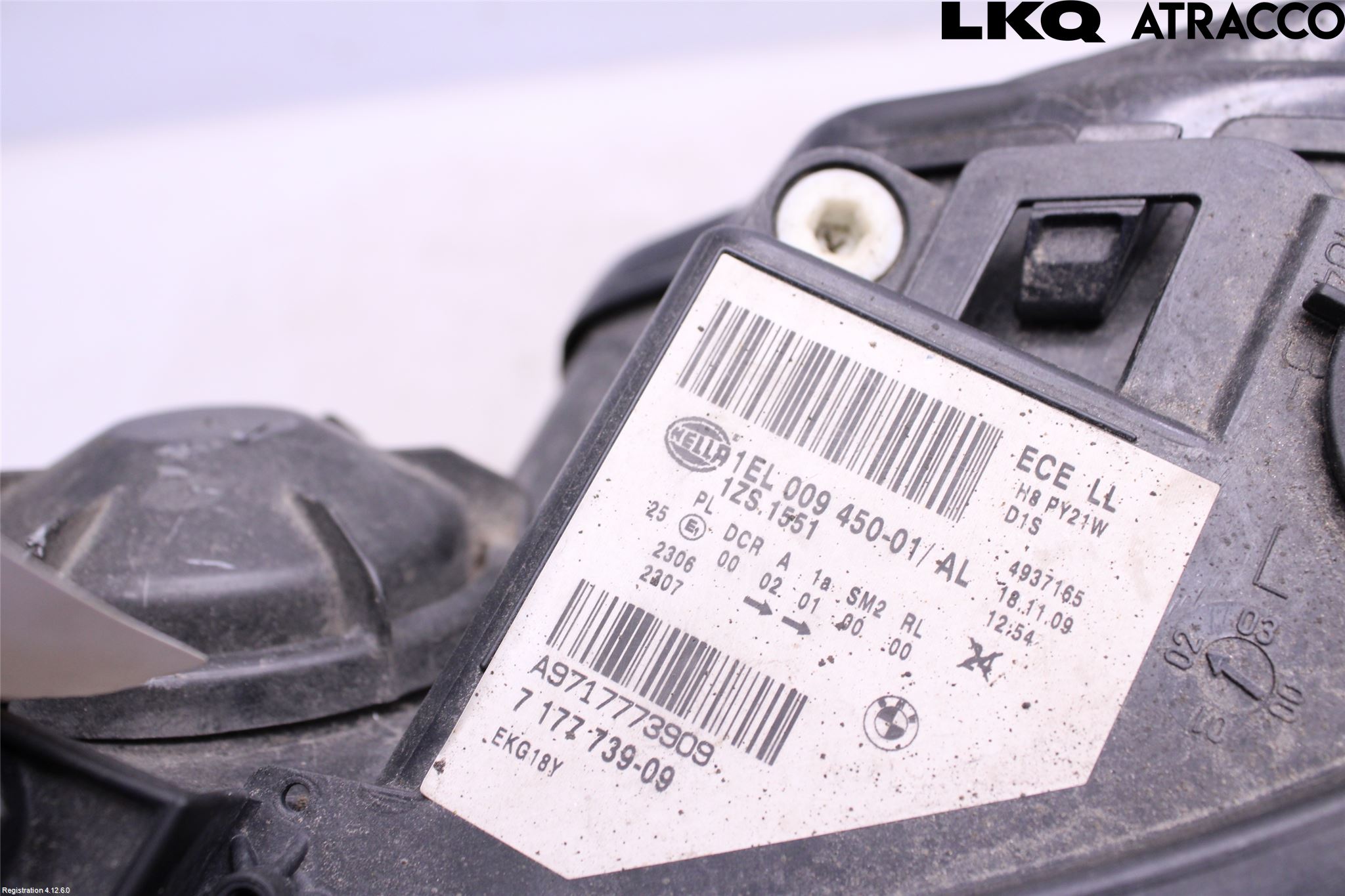 BMW 5 E60/61 Sed/Tou 02-10 Frontlykt Venstre