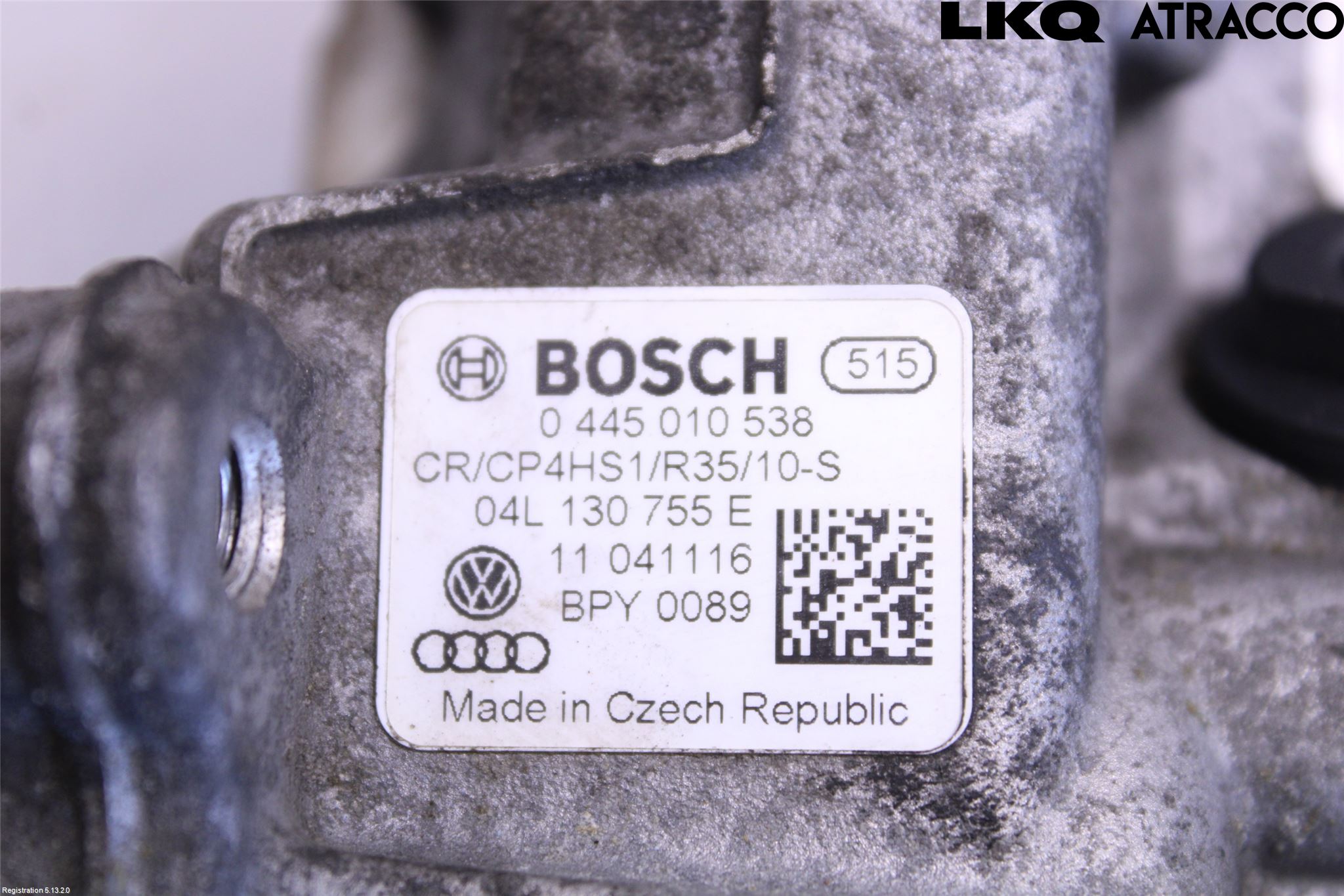 Volkswagen VW PASSAT 15-19 Drivstoff Dieselpumpe Hoved