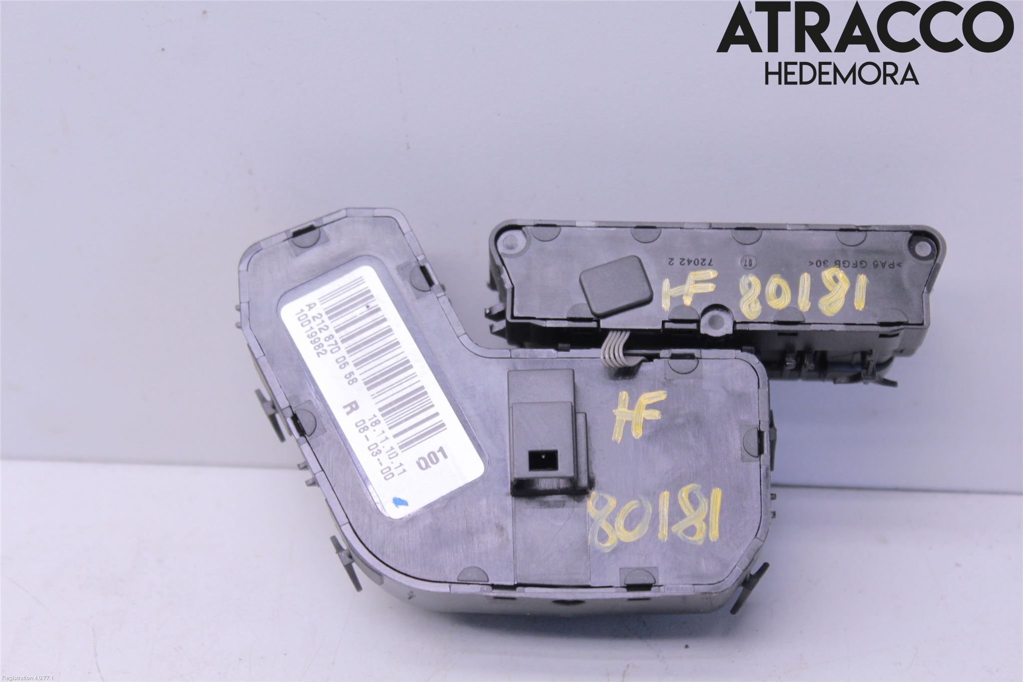 Mercedes-Benz MB E-KLASS (W212) 09-16 Bryter Sete Regulering