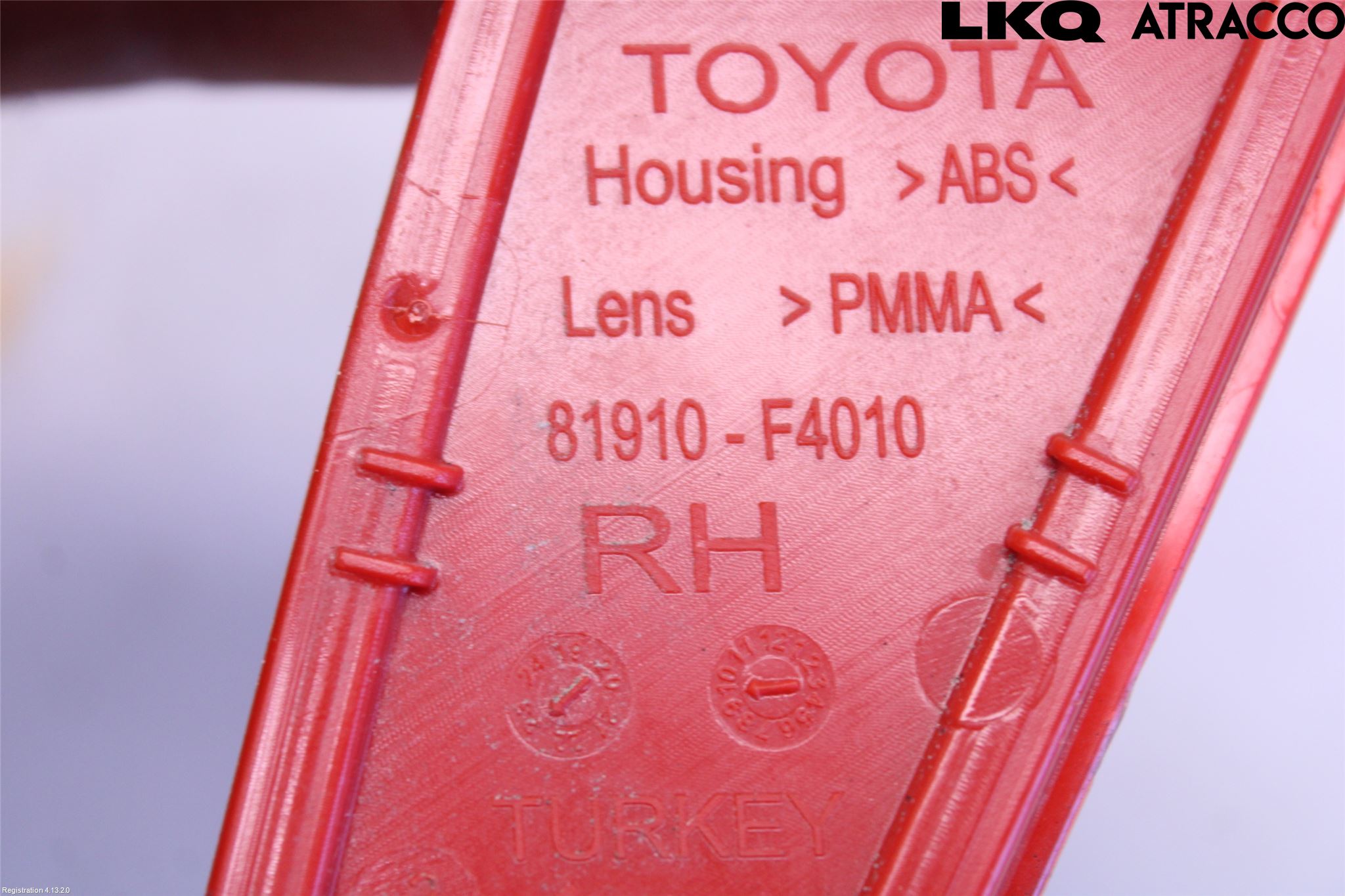 Toyota YARIS XP21 20- Refleks Bak