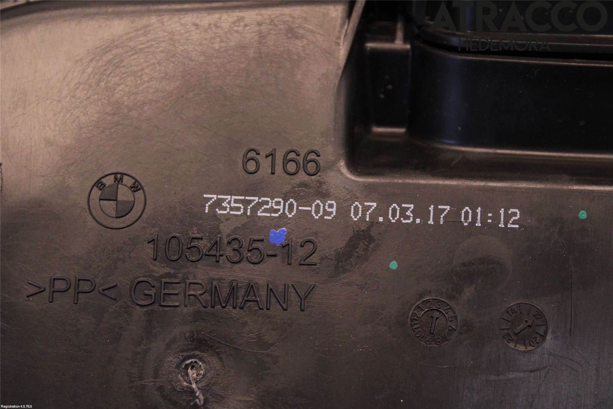 BMW 5 G30/G31/F90 17-23 Spylerbeholder Frontrute-Lykte