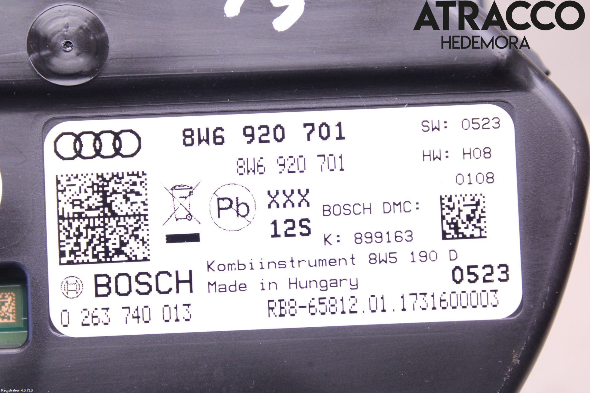 Audi A5 17- Instr Kombinert