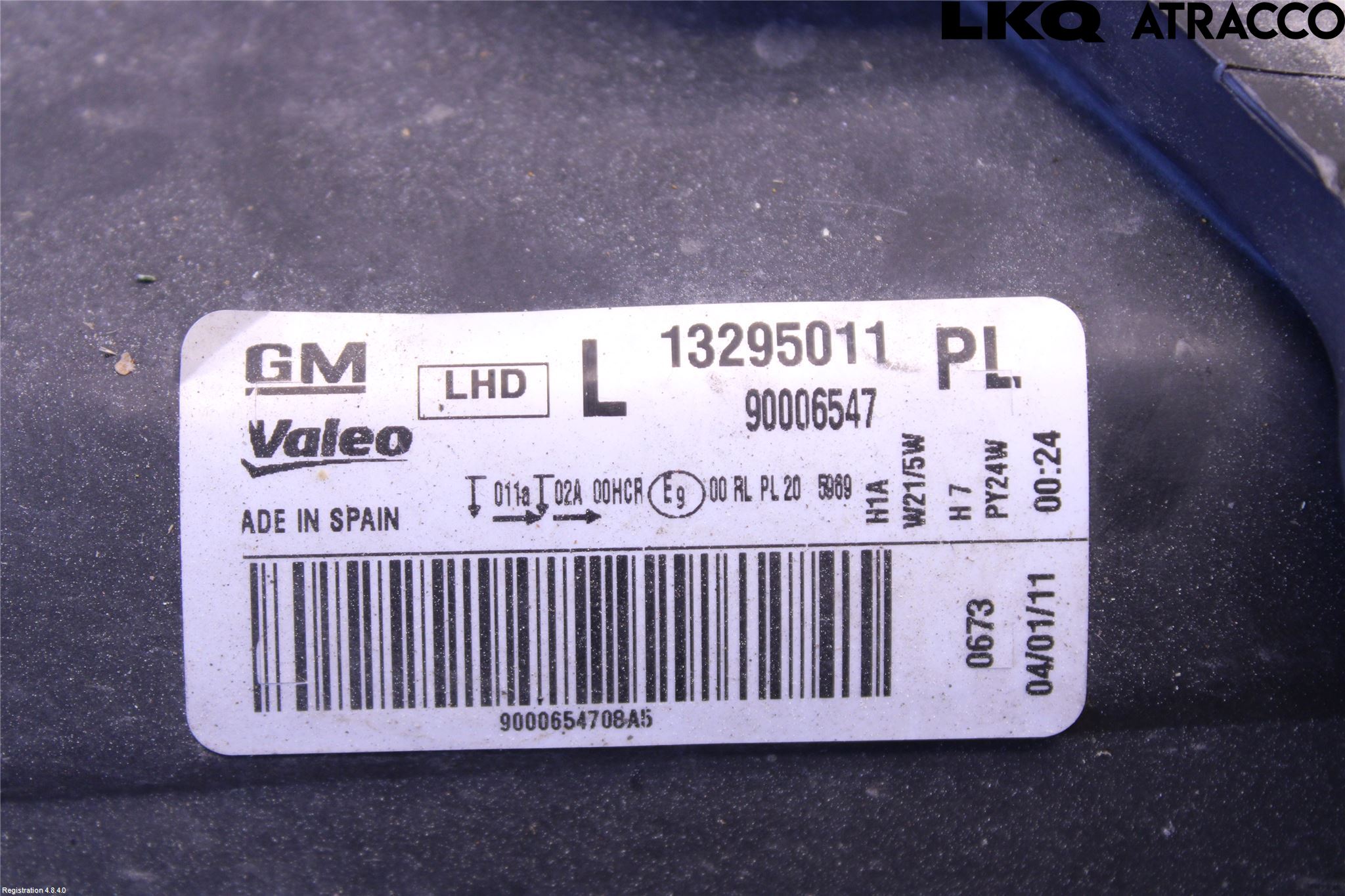 Opel CORSA D 07-14 Frontlykt Venstre