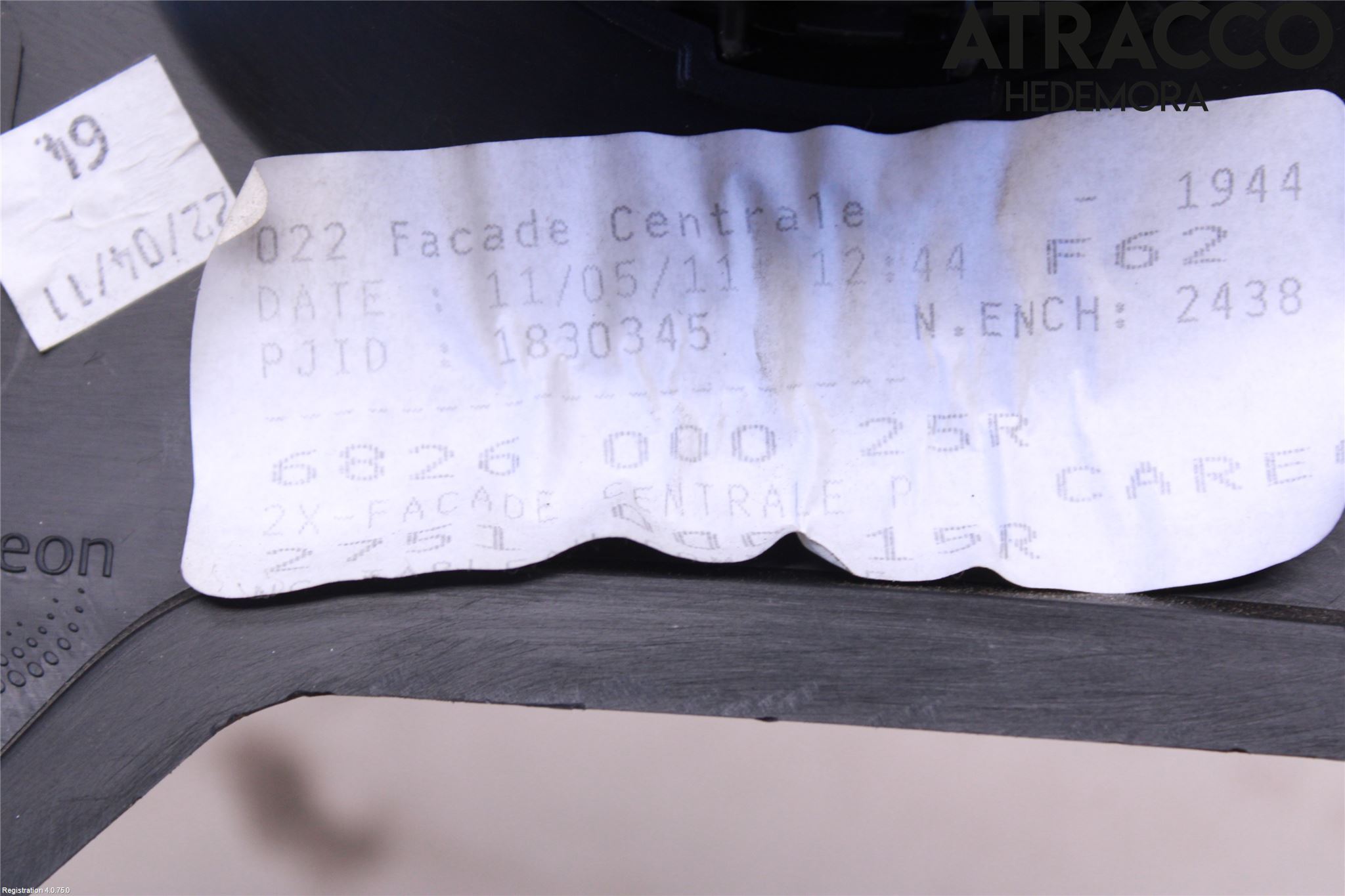 Opel MOVANO B 10-22 Innr Radio Ramme