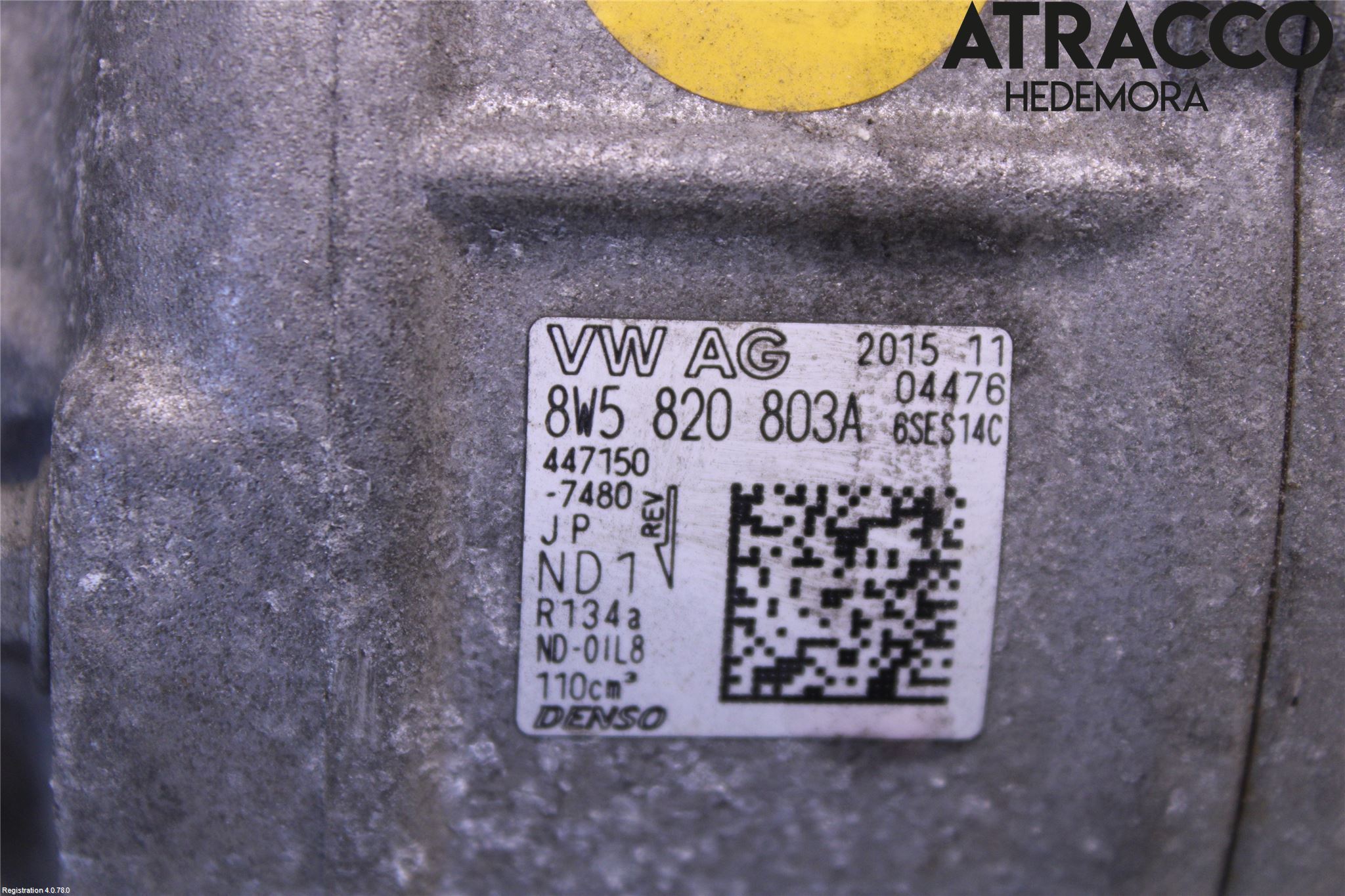 Audi A4/S4 B9 16-19 Varme Ac Kompressor