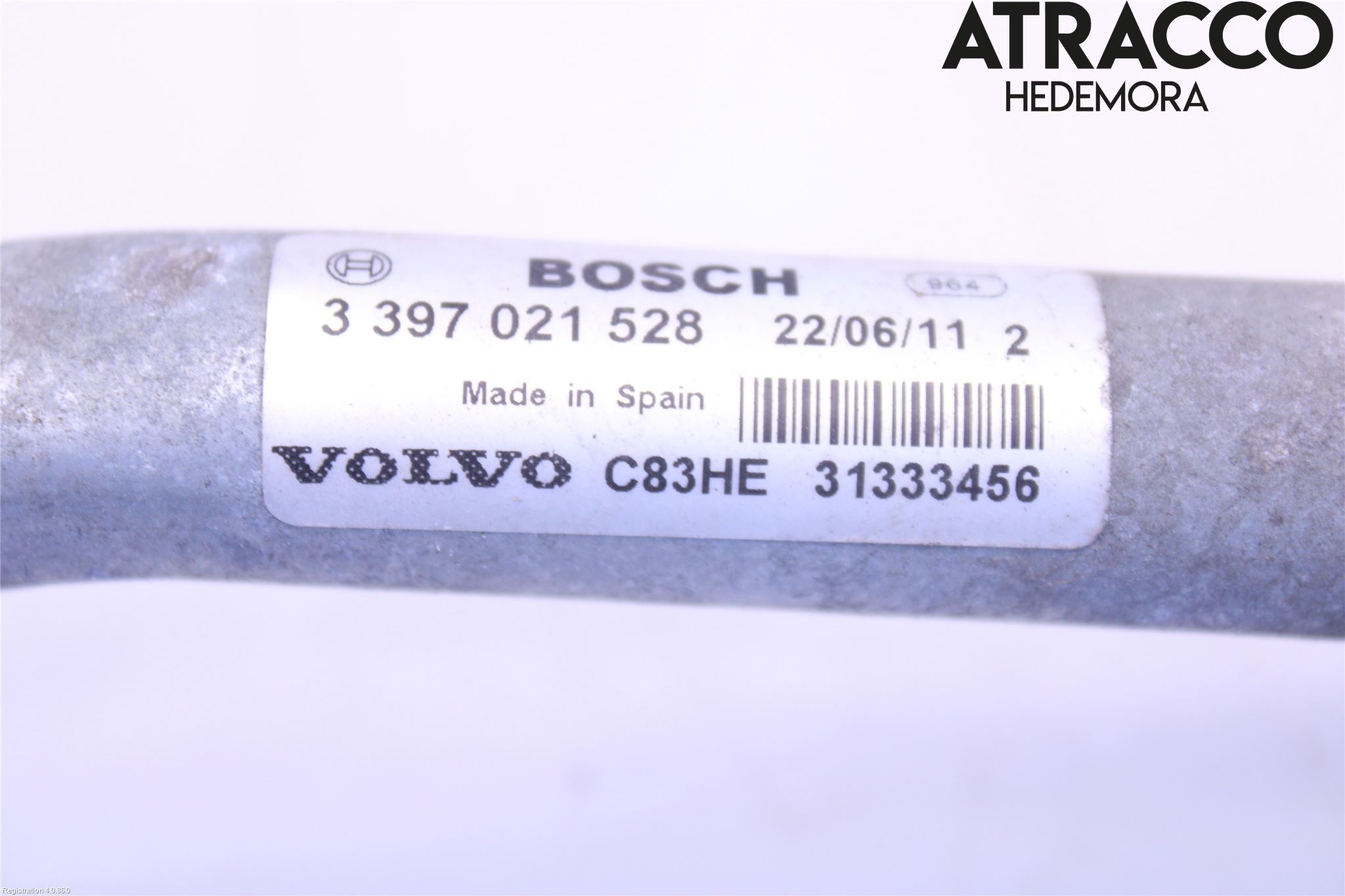 Volvo V70 08-13 Viskeroverføring Frontrute