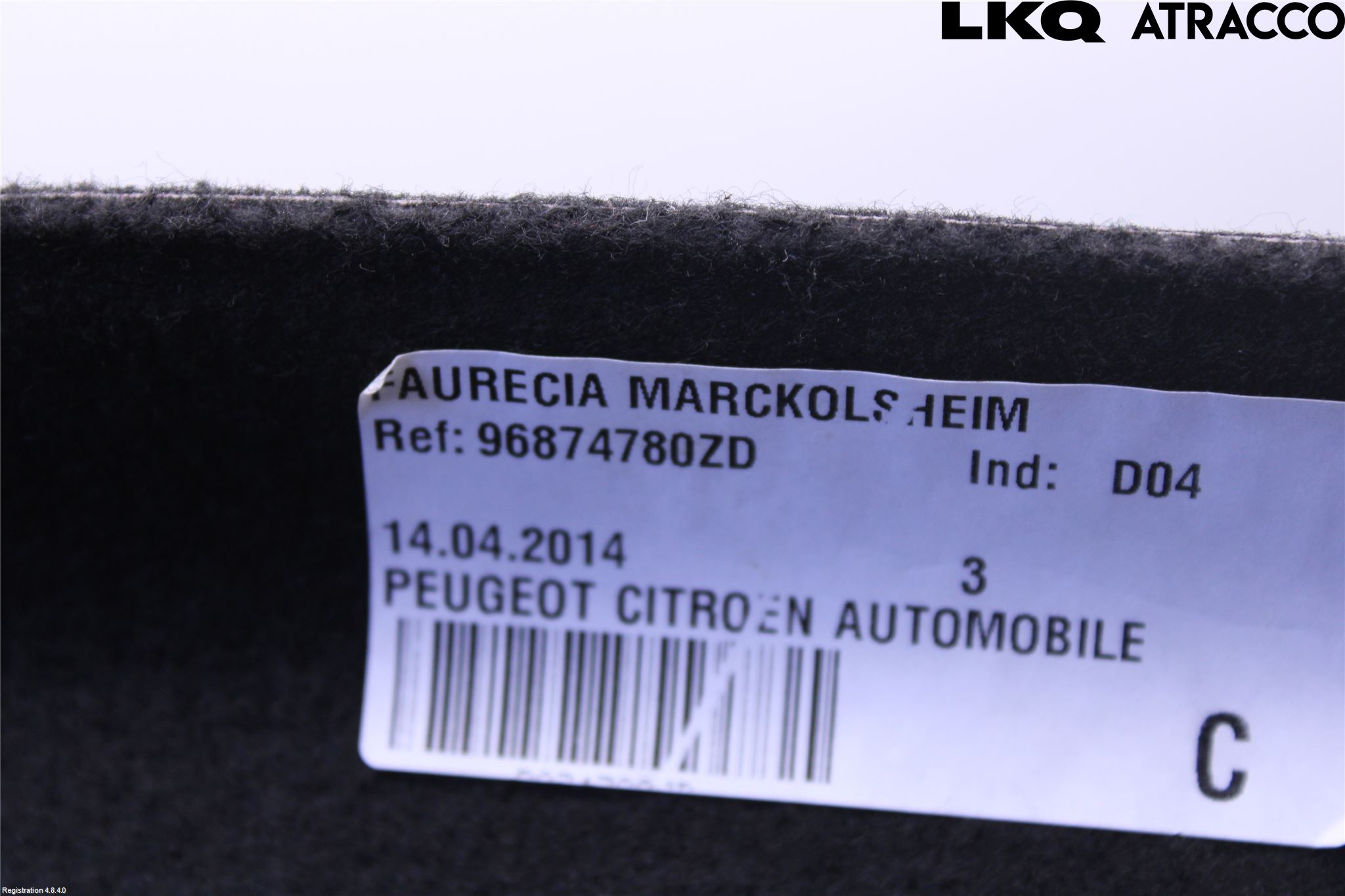 Citroen C4 II 11-18 Innr Hattehylle