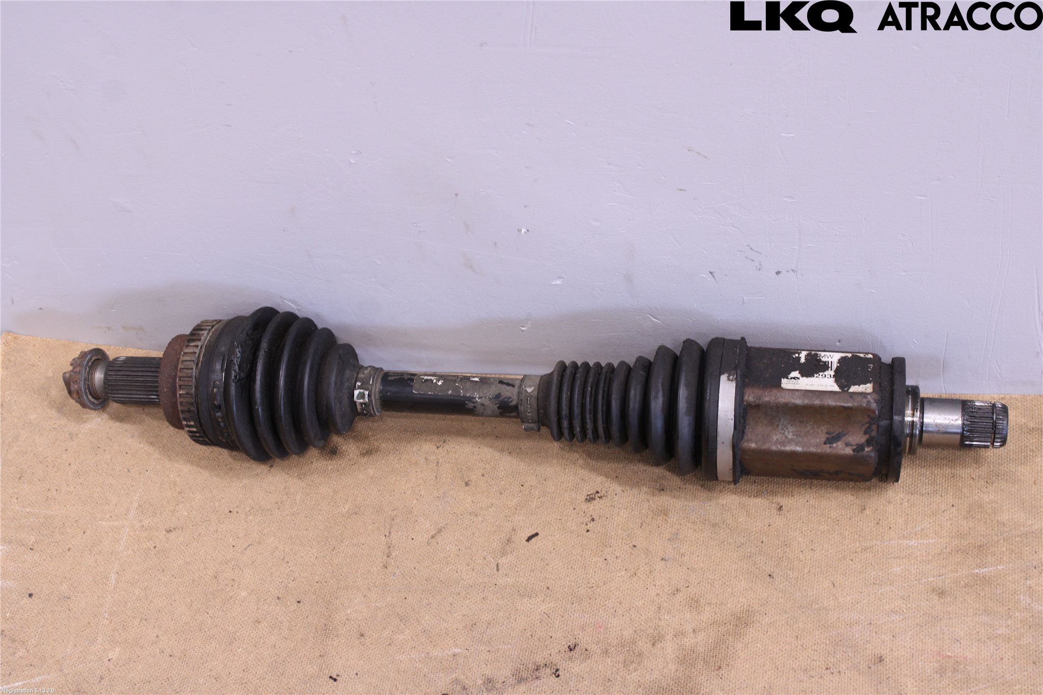 BMW 3 E90/91 SED/TOU 05-12 Drivaksel Foran Kompl Venstre