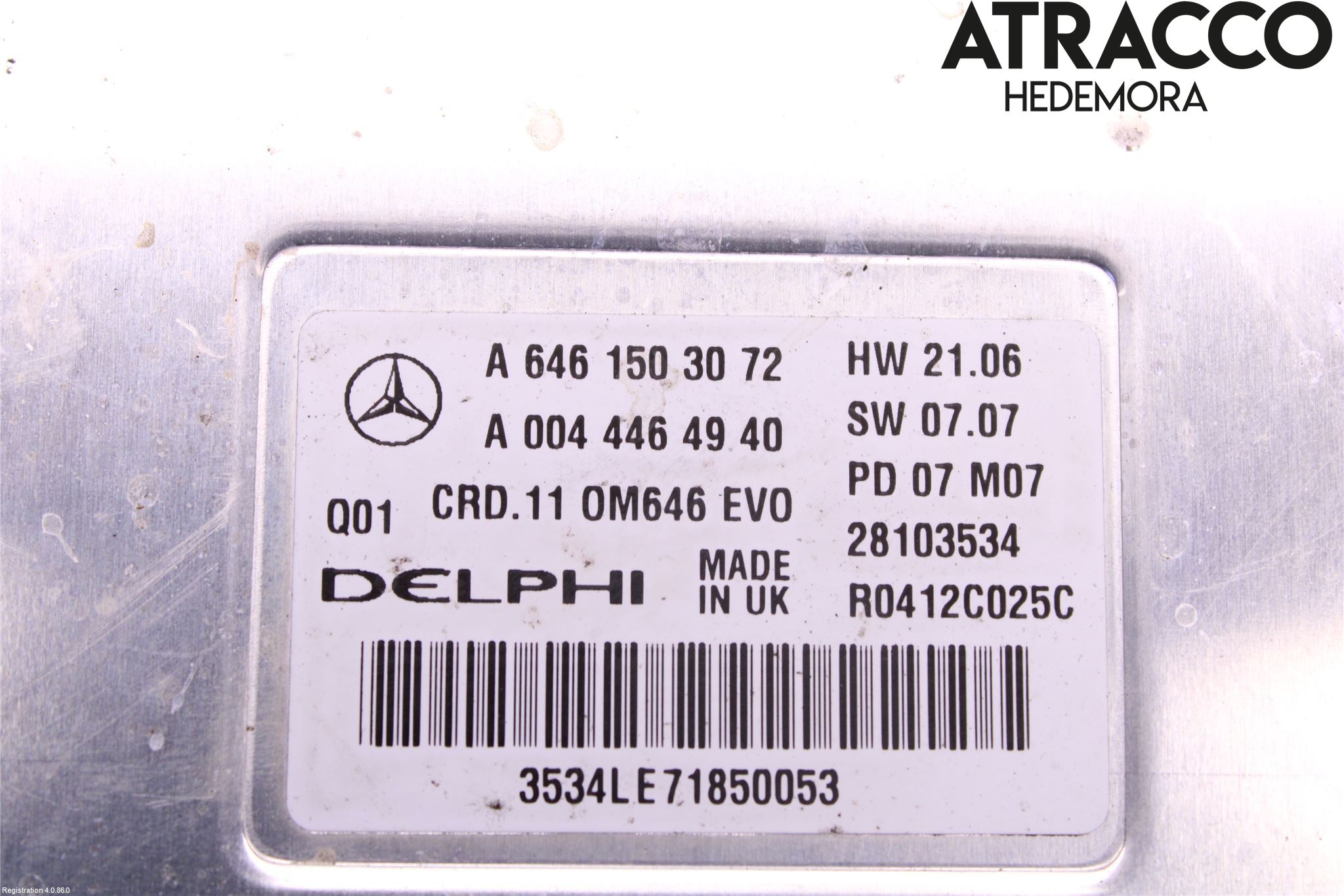 Mercedes-Benz MB E-KLASS (W211) 02-09 Styreenhet Dieselpumpe