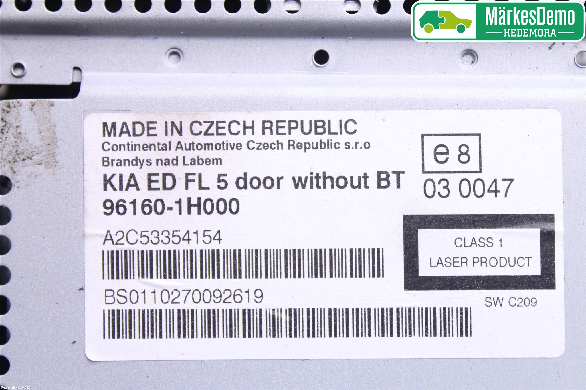 Kia CEED 06-12 Stereo Radio Med Cd