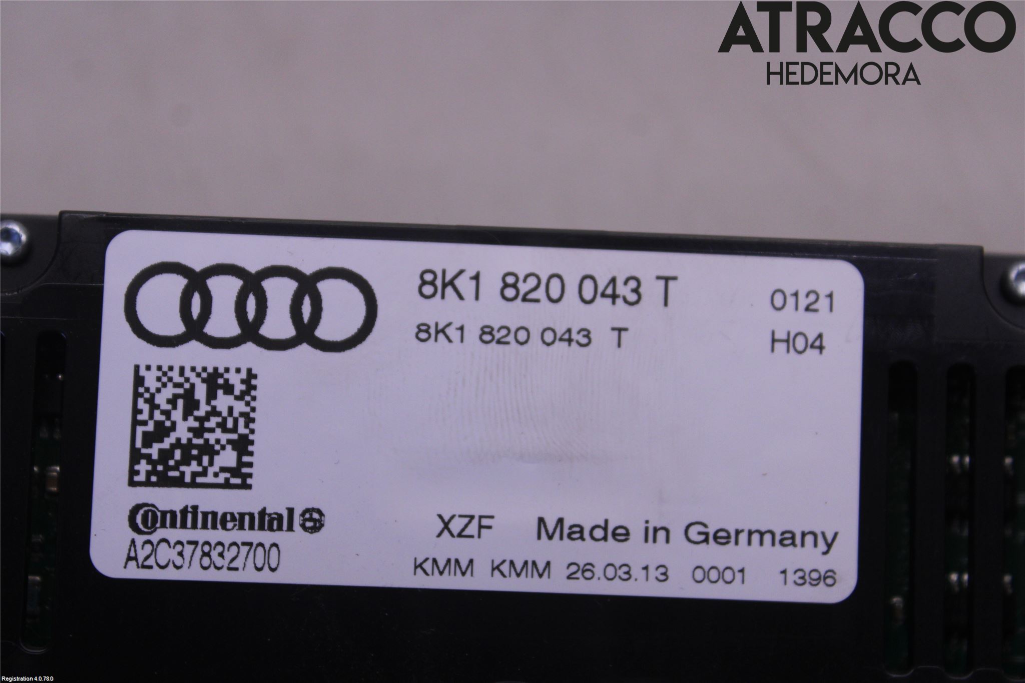 Audi Q5 09-16 Varme Ac Betjening-Display