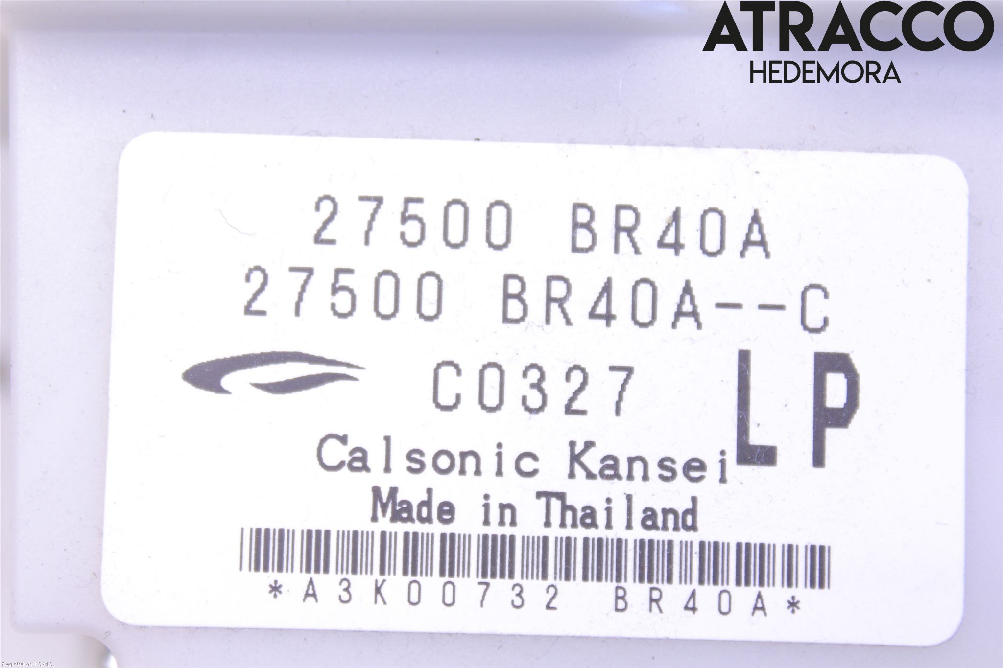 Nissan QASHQAI 10-14 Varme Ac Betjening-Display