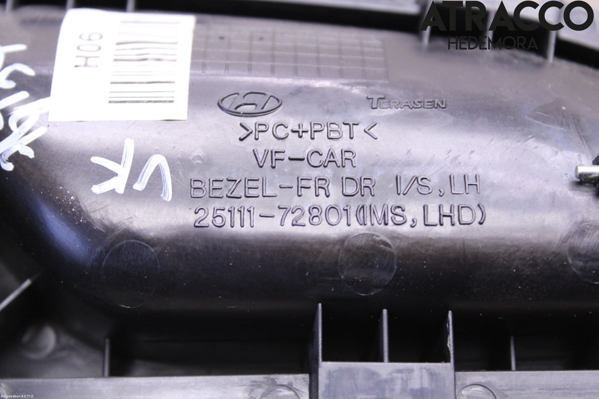 Hyundai i40 08-15 Innr Dørhandtak V Indre