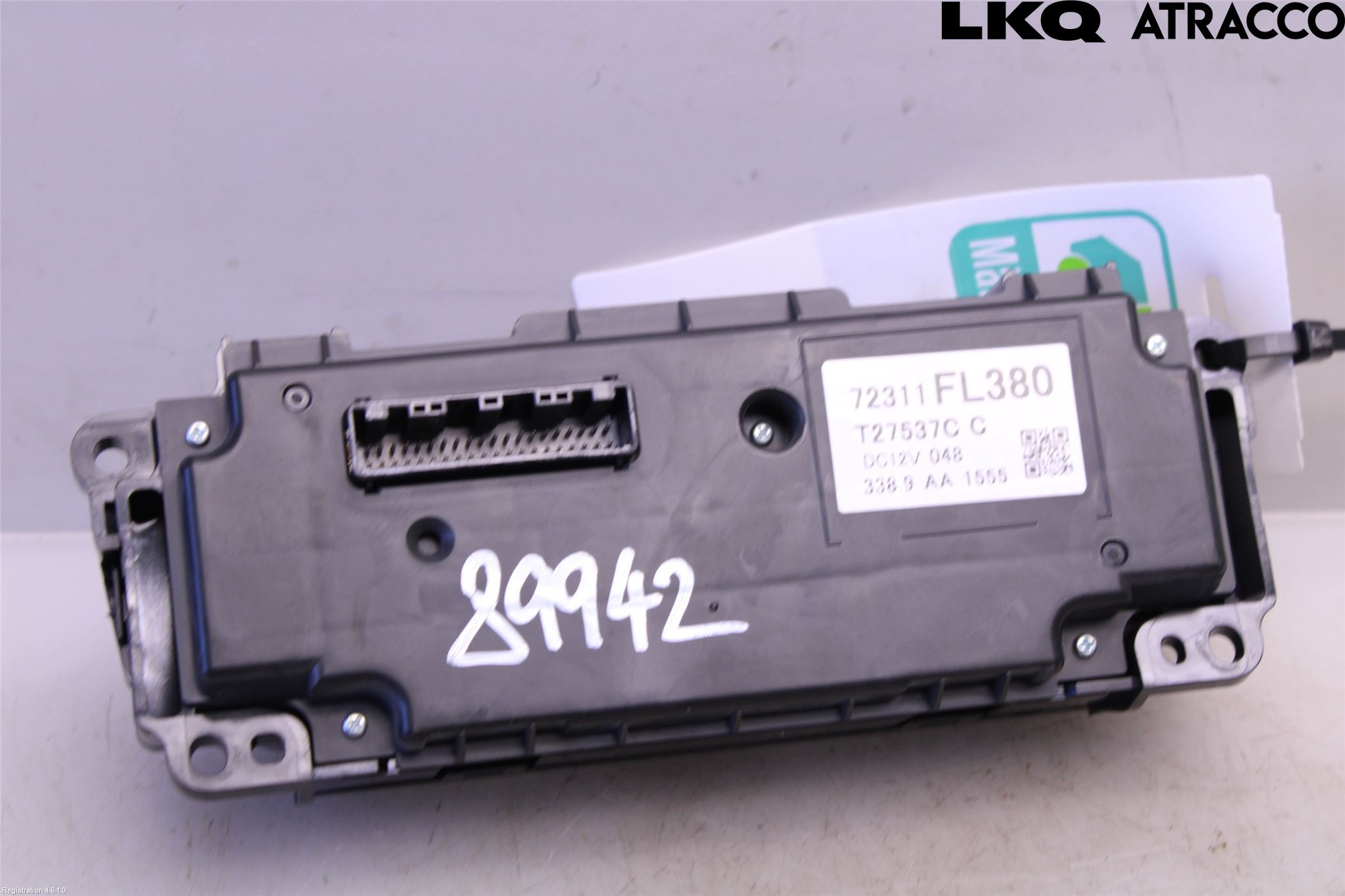 Subaru XV 18-22 Varme Ac Betjening-Display