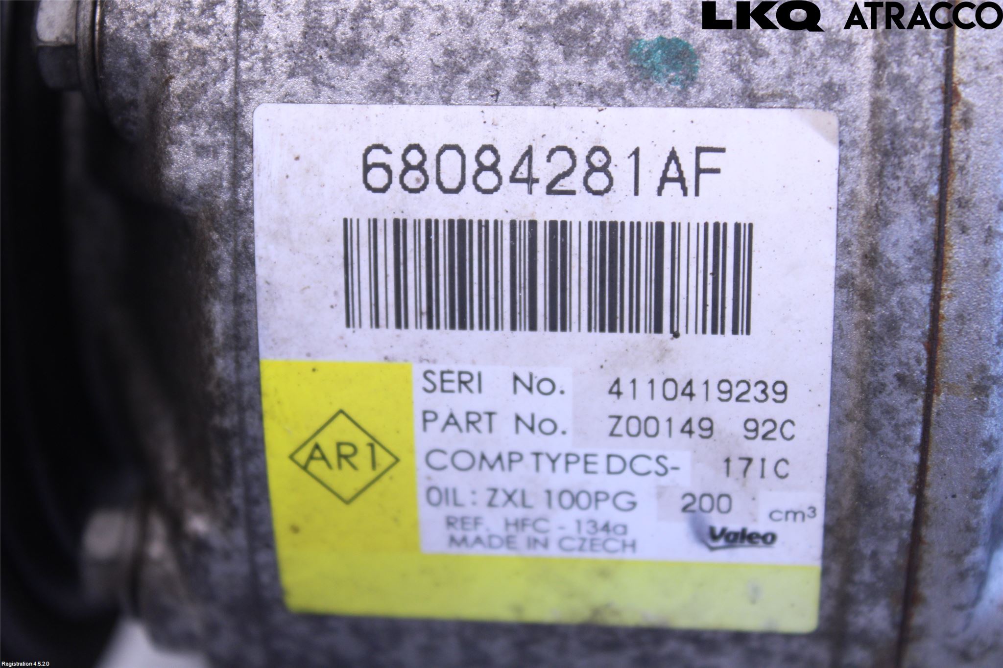 Fiat FREEMONT Varme Ac Kompressor
