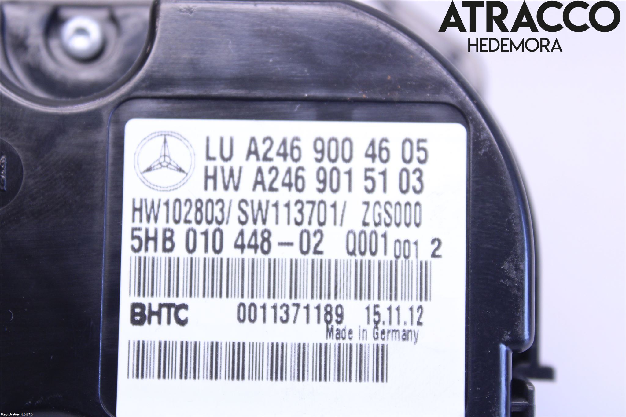 Mercedes-Benz MB A-KLASS (W176) 13-18 Varme Ac Betjening-Display