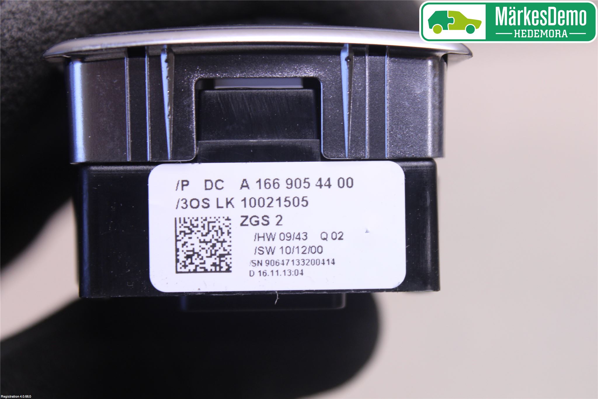 Mercedes-Benz MB GL/GLS-KLASS (X166) 12-19 Bryter Vindusheis