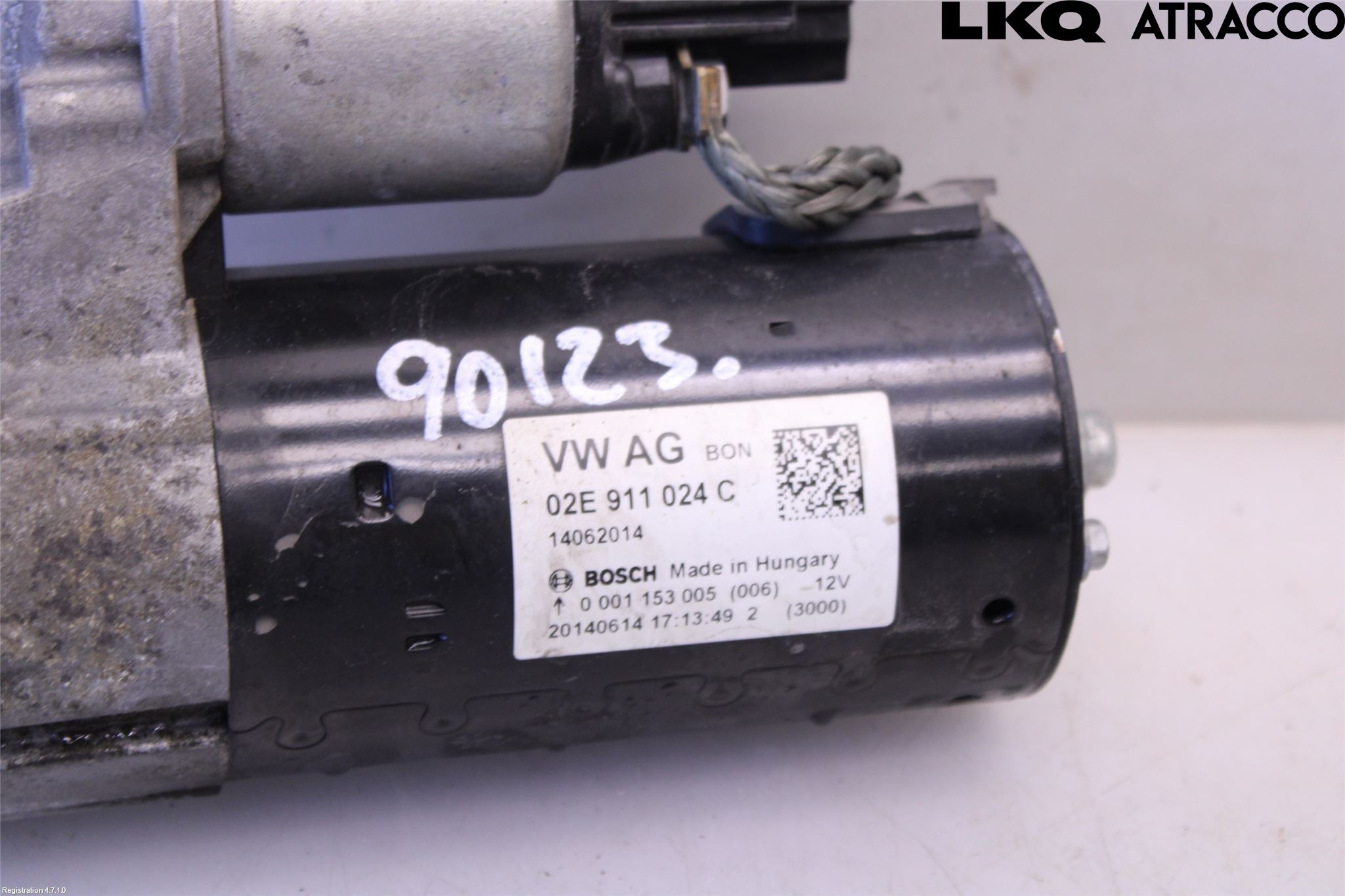 Volkswagen VW PASSAT 11-14 Startmotor Diesel