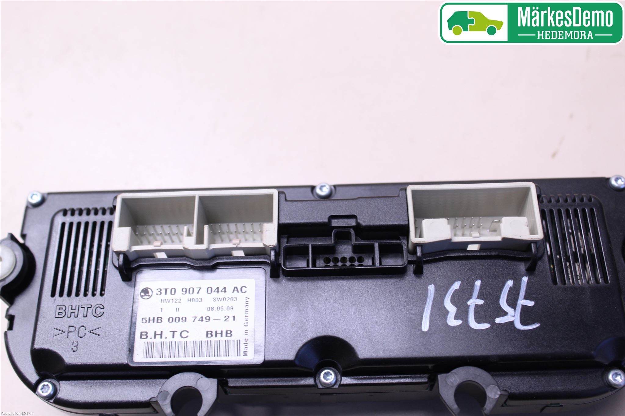 Skoda OCTAVIA (1Z) 05-13 Varme Ac Betjening-Display