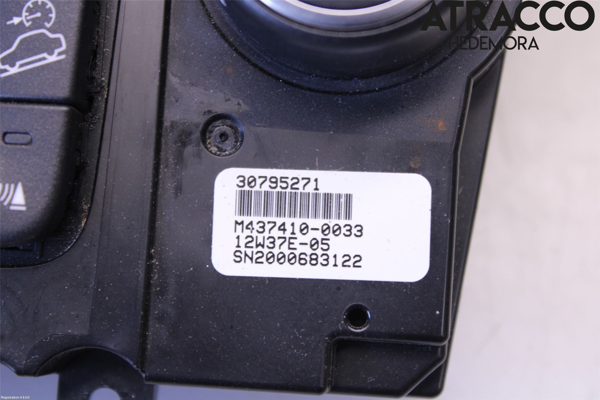 Volvo XC70 08-13 Varme Ac Betjening-Display