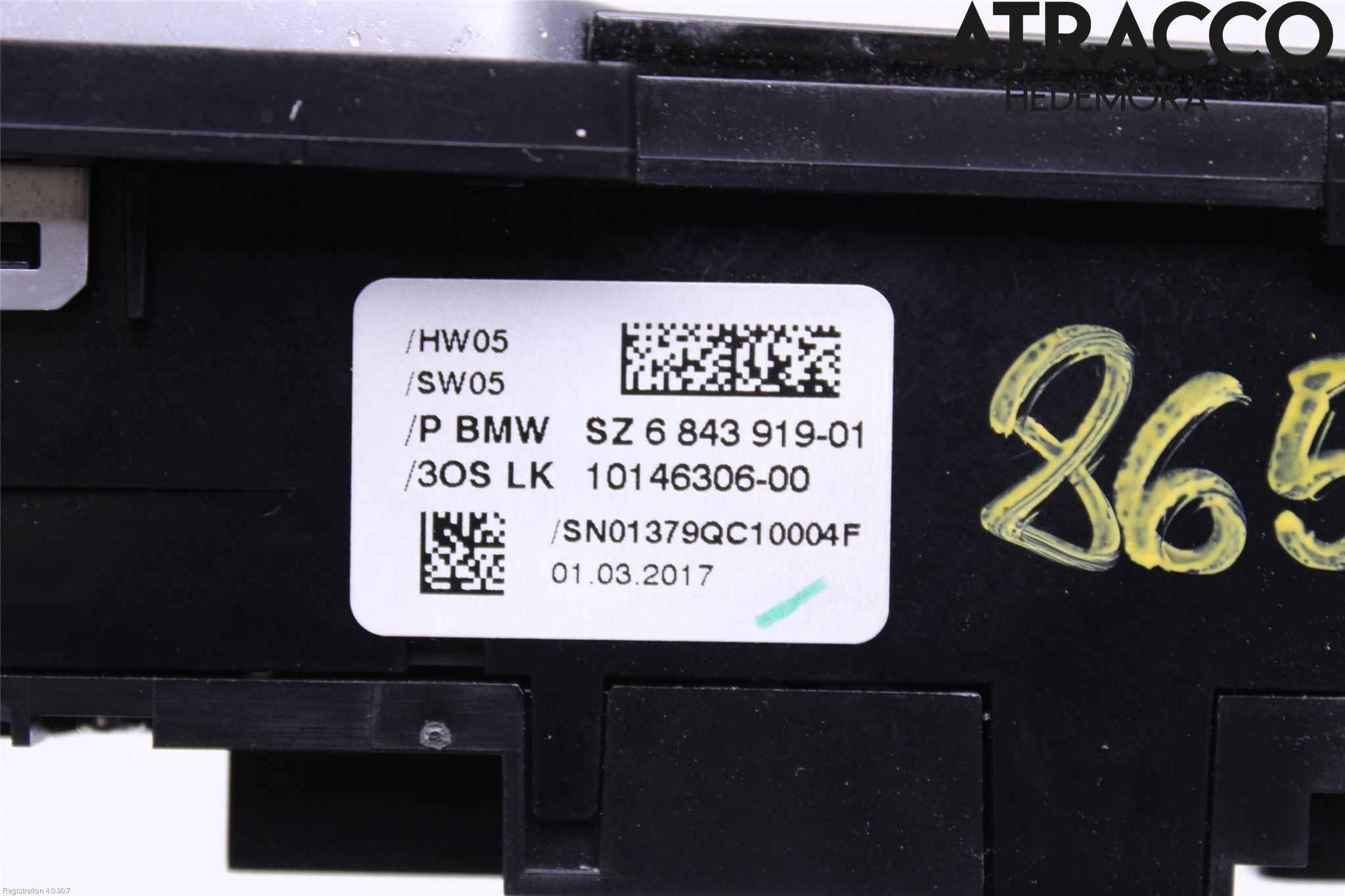 BMW 5 G30/G31/F90 17-23 Bryter Multifunksjon
