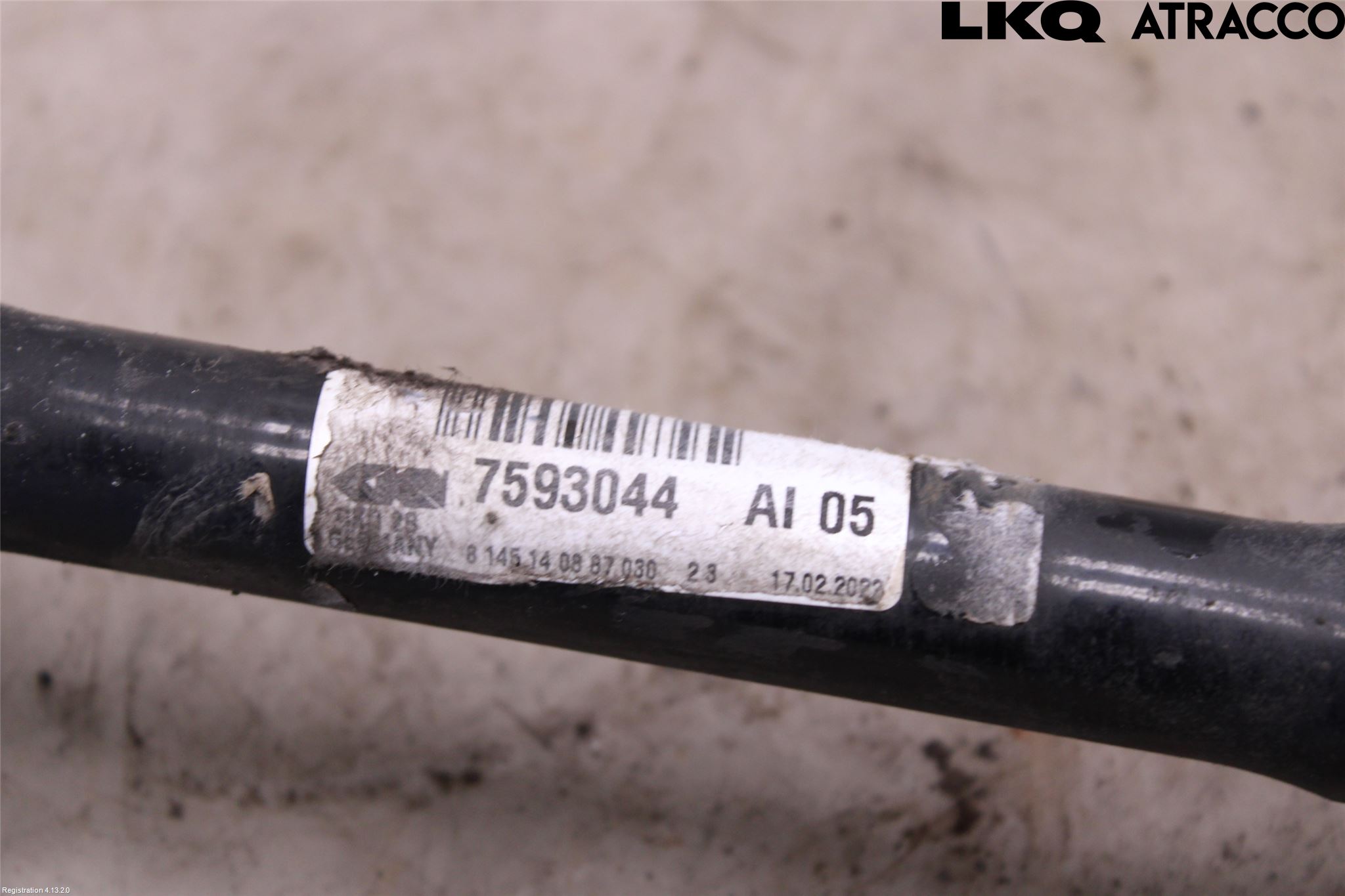 BMW 5 F10/F11/F18 09-17 Drivaksel Foran Kompl Høyre