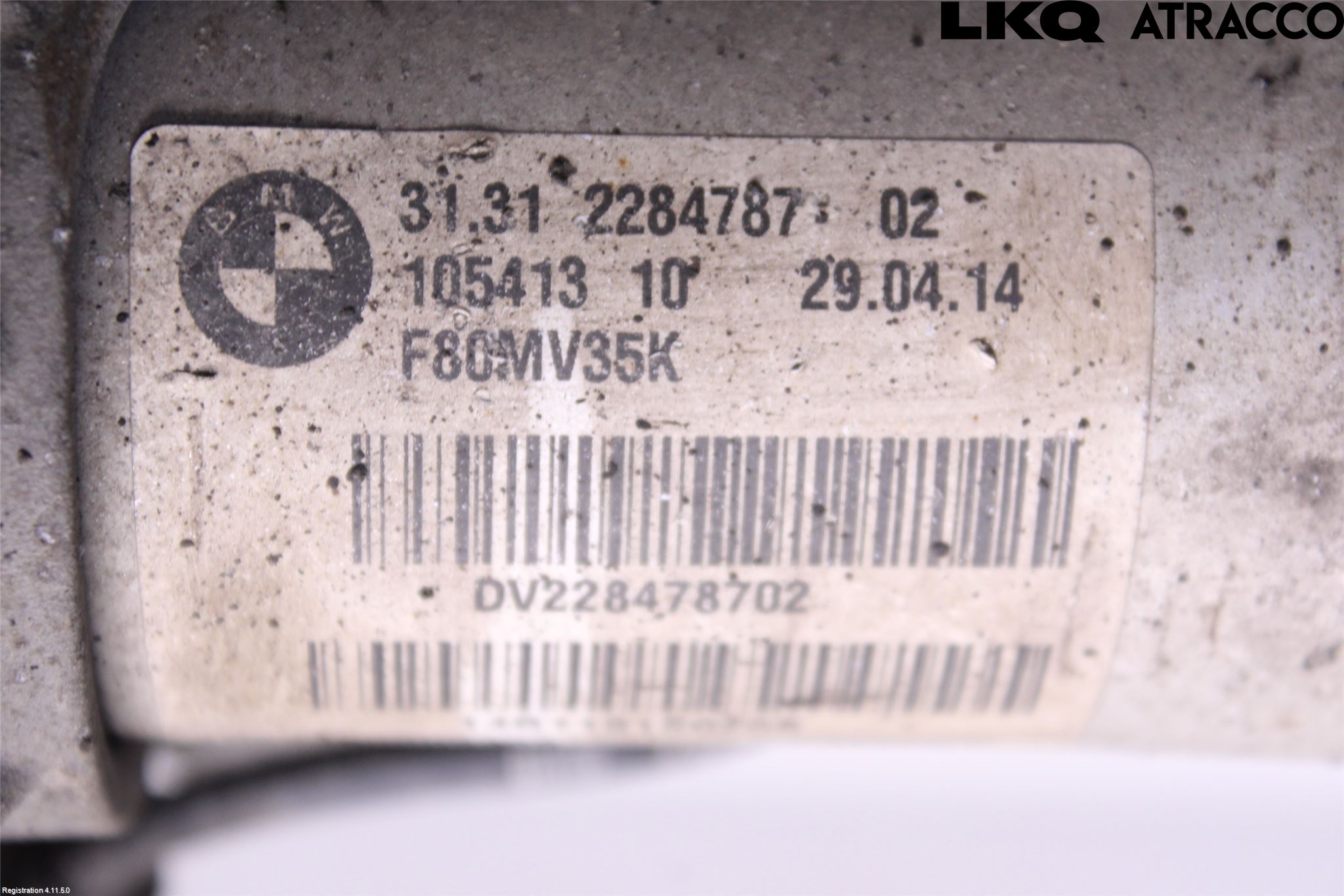 BMW 3 F30/F31/F80 12-19 Fjærbein Foran Venstre