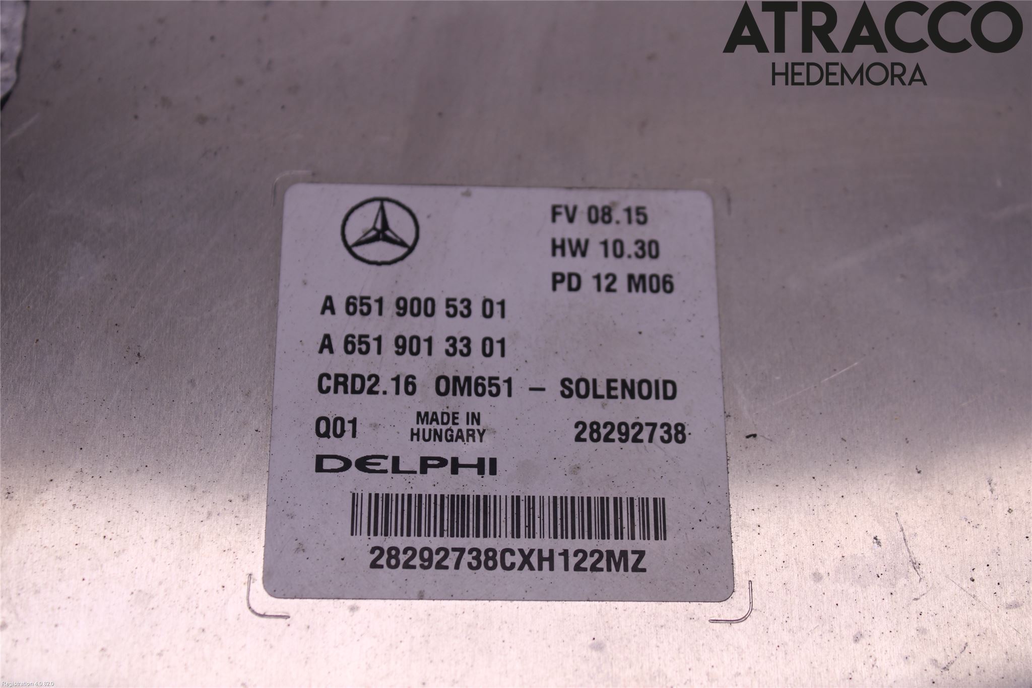 Mercedes-Benz MB C-KLASS (W204) 07-15 Styreenhet Dieselpumpe