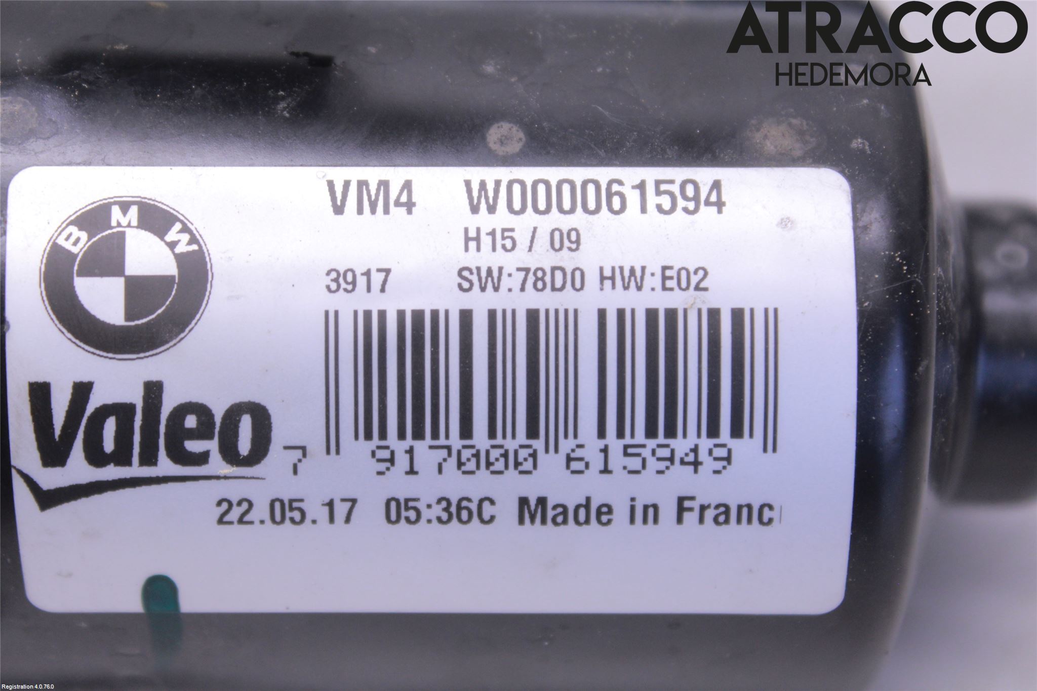 BMW 5 G30/G31/F90 17-23 Viskermotor Frontrute