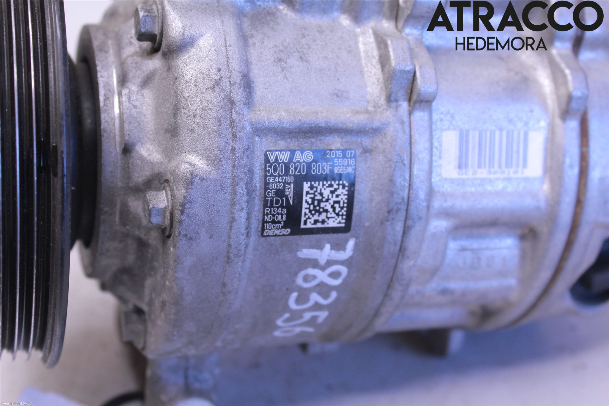 Volkswagen VW PASSAT 15-19 Varme Ac Kompressor