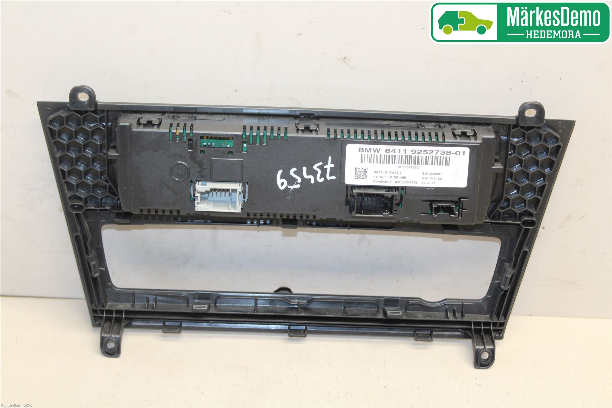 BMW X3 F25 10-17 Varme Ac Betjening-Display