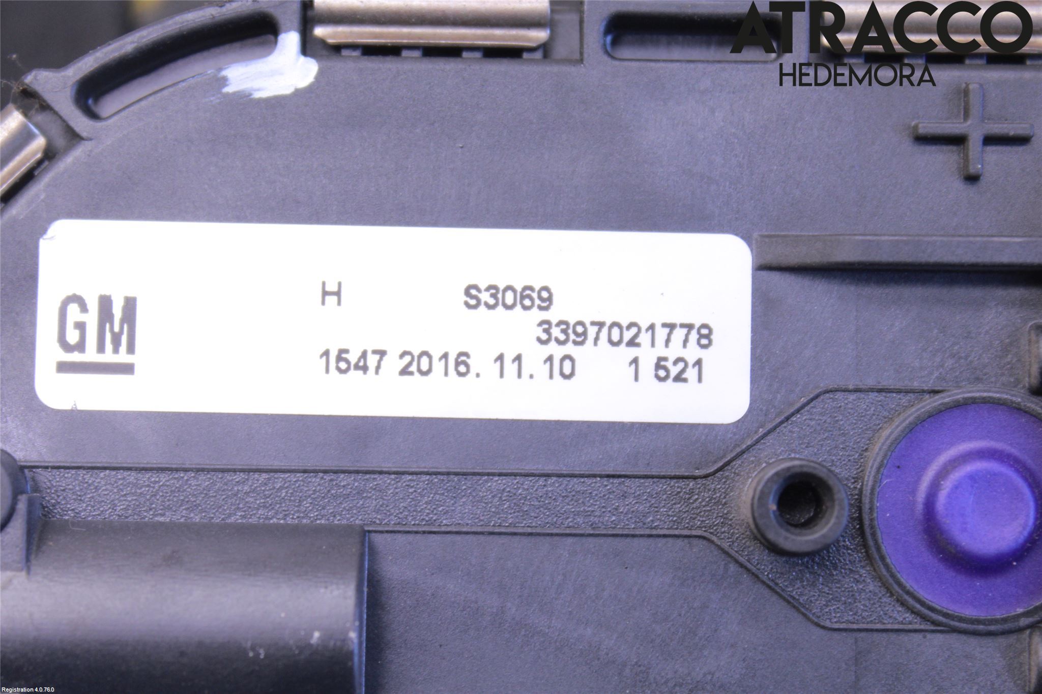 Opel ASTRA K 16-22 Viskermotor Frontrute