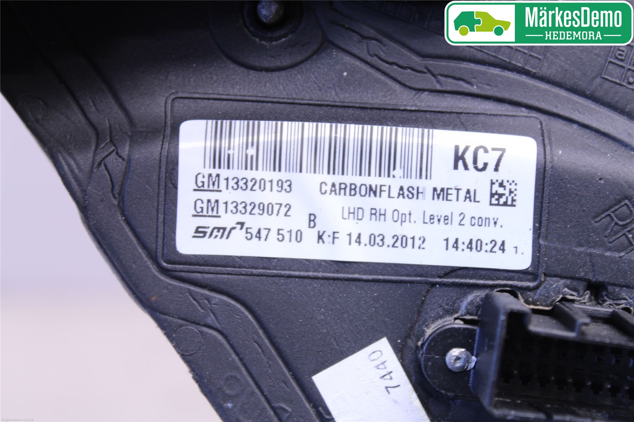 Opel INSIGNIA 09-16 Speil H M-El Justering