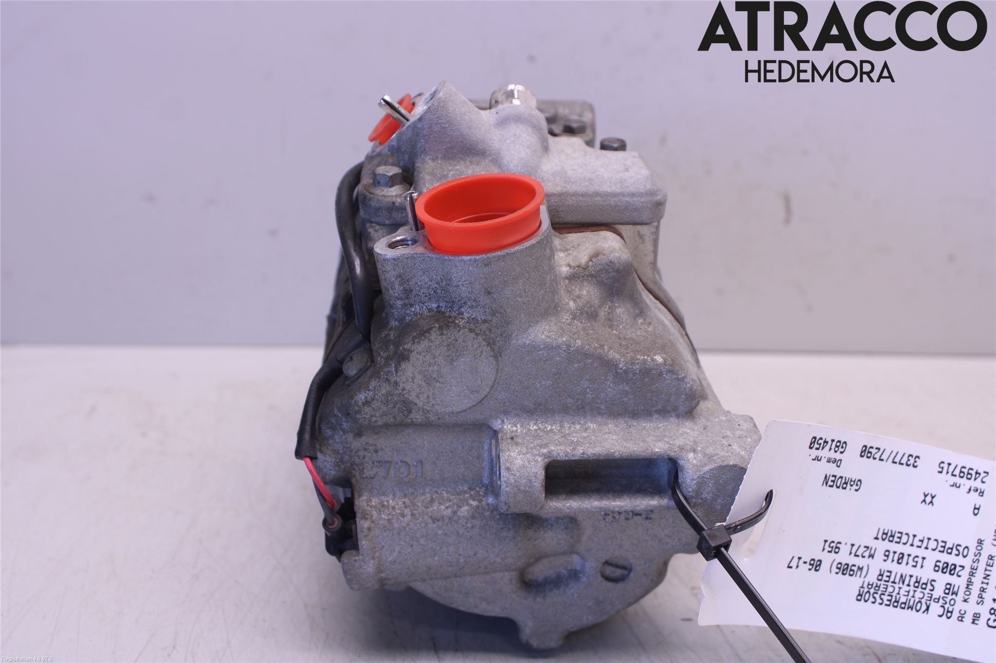 Mercedes-Benz MB SPRINTER (W906) 06-18 Varme Ac Kompressor