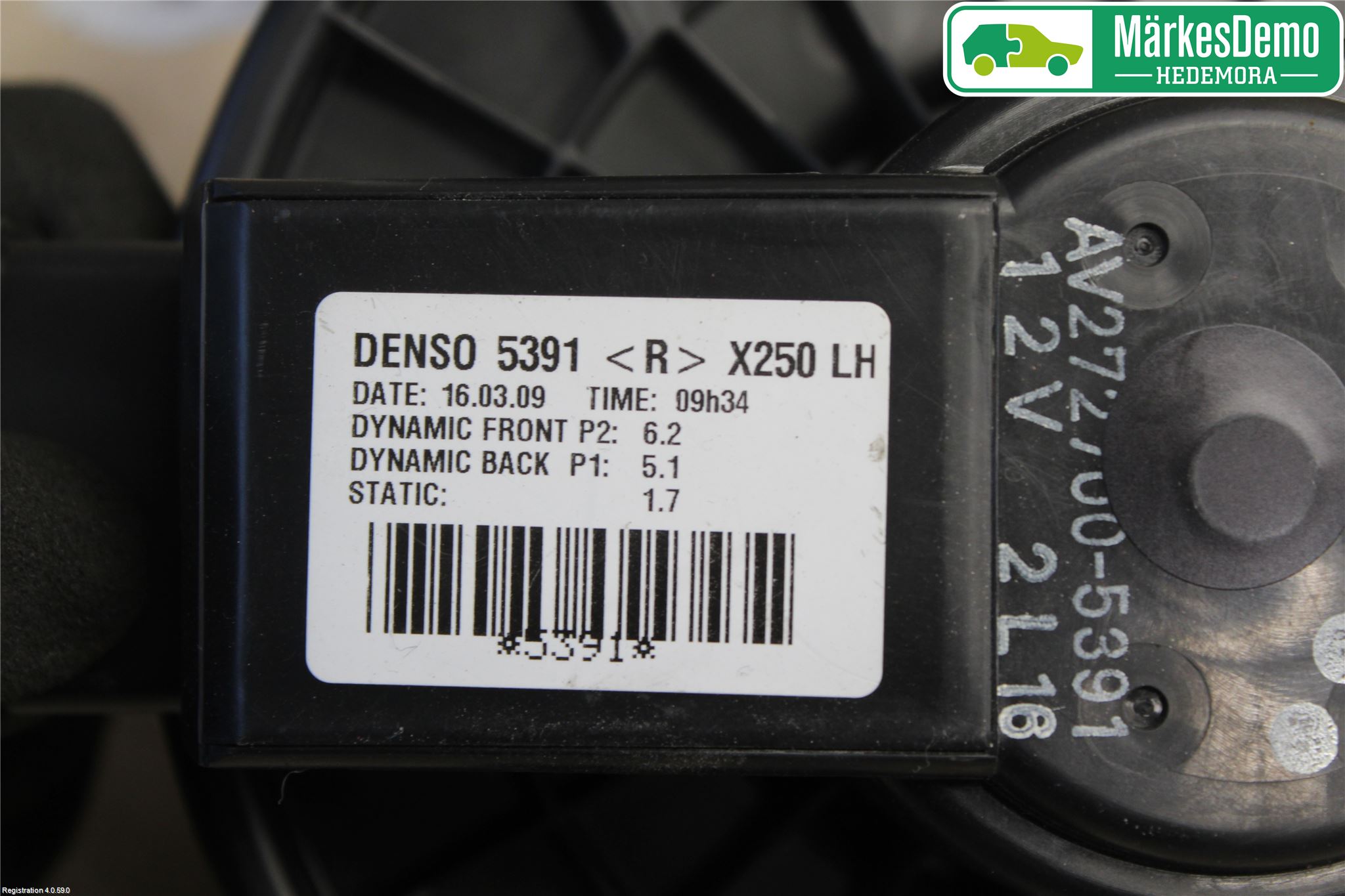 Jaguar XF 08-15 Varme Ac Varmeapparatvifte