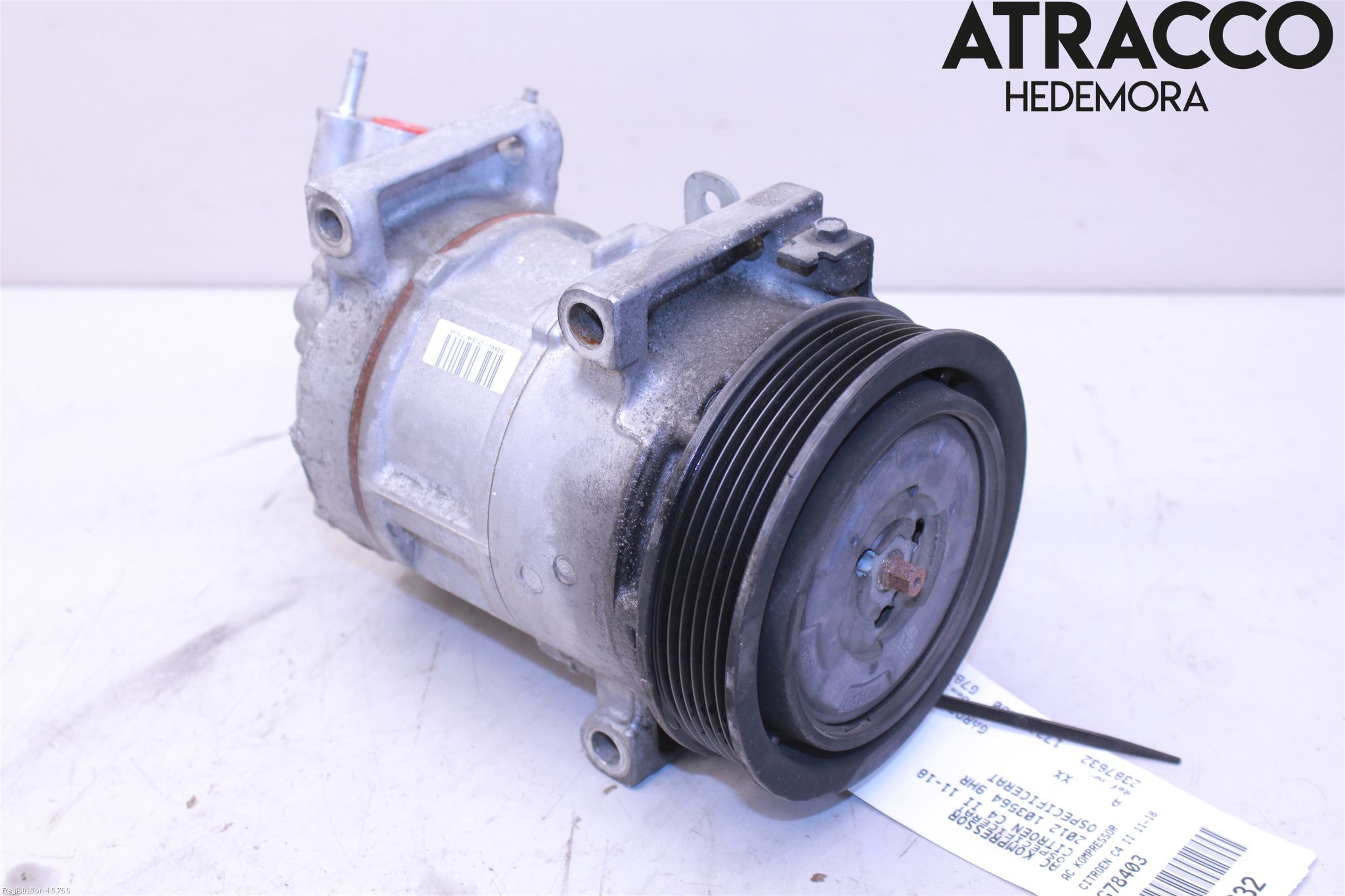 Citroen C4 II 11-18 Varme Ac Kompressor