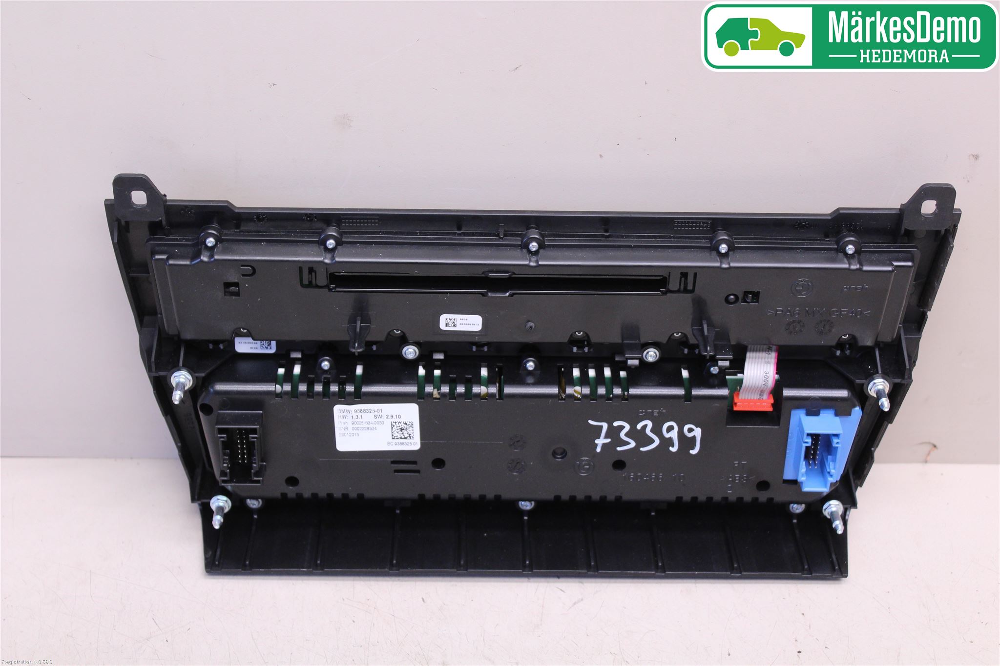 BMW 5 F10/F11/F18 09-17 Varme Ac Betjening-Display