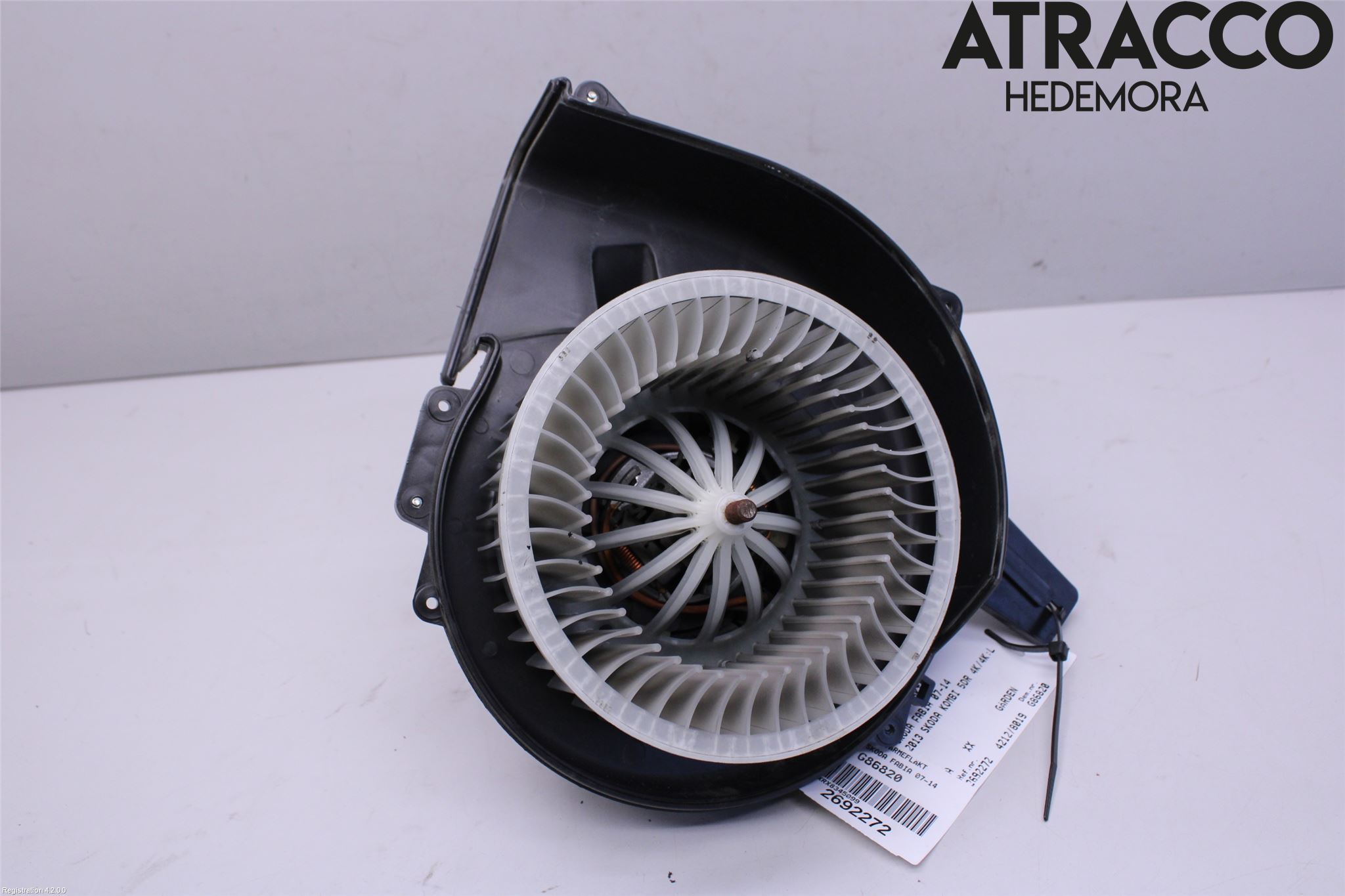 Skoda FABIA 07-14 Varme Ac Varmeapparatvifte