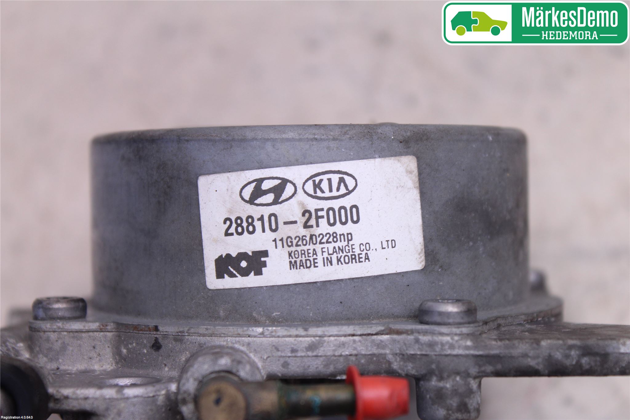 Kia SPORTAGE (SL) 11-15 Vacuumpumpe