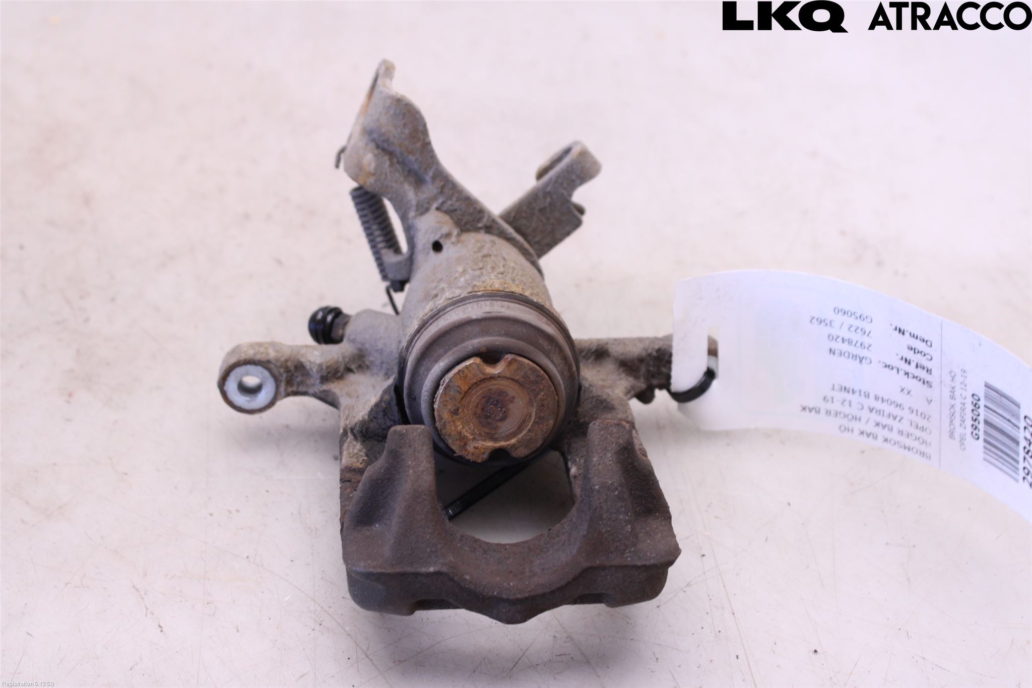 Opel ZAFIRA C 12-19 Bremsecaliper Bak Høyre