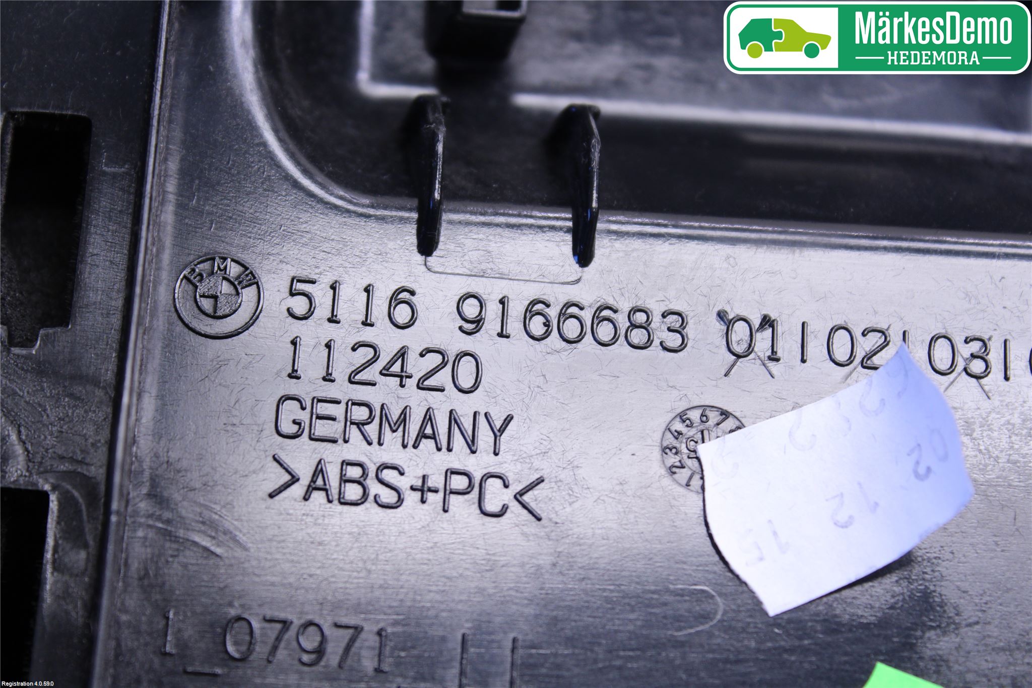 BMW 5 F10/F11/F18 09-17 Innr Hanskerom