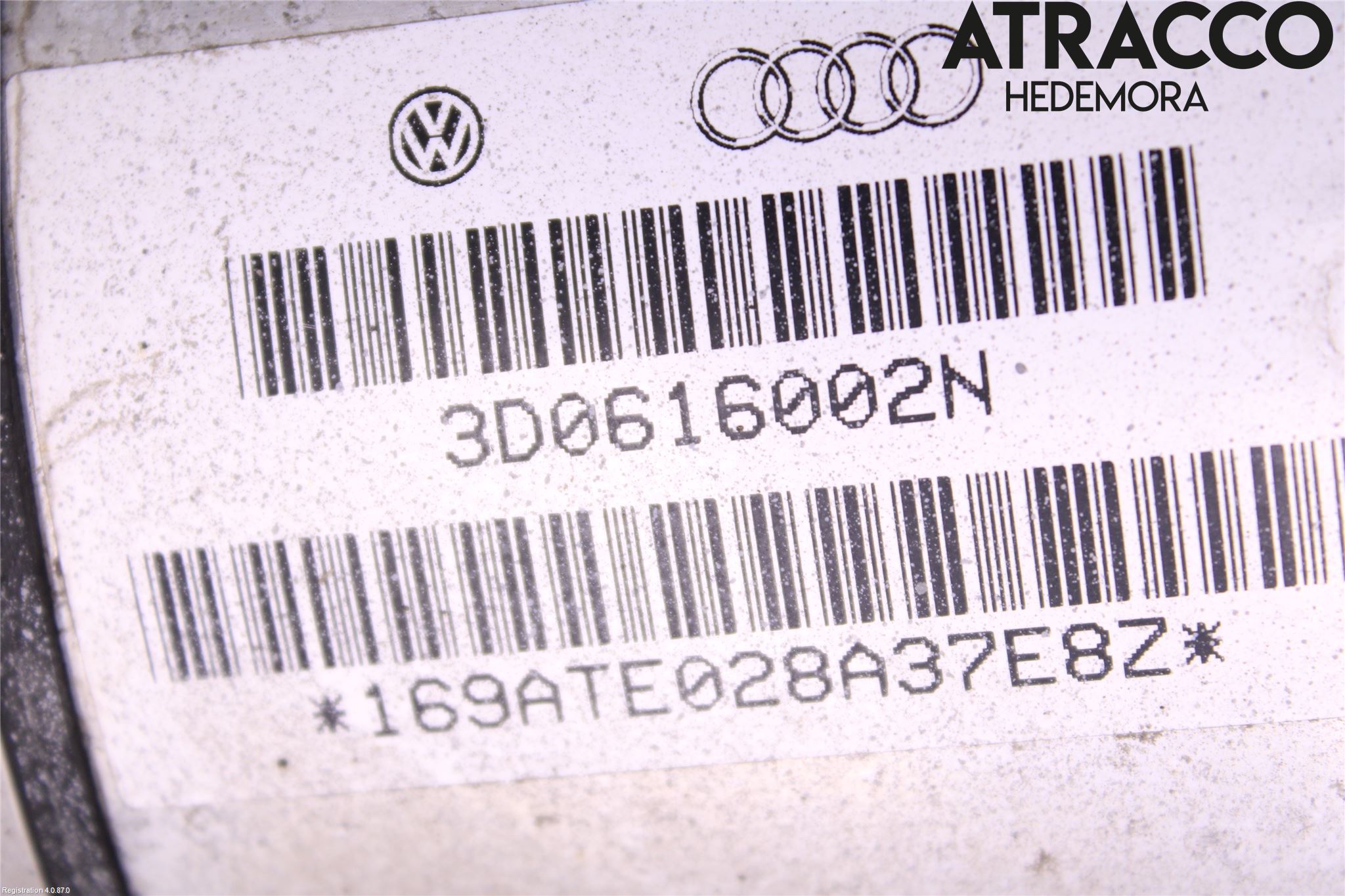 Volkswagen VW PHAETON Nivåreg Belg - Luftpute