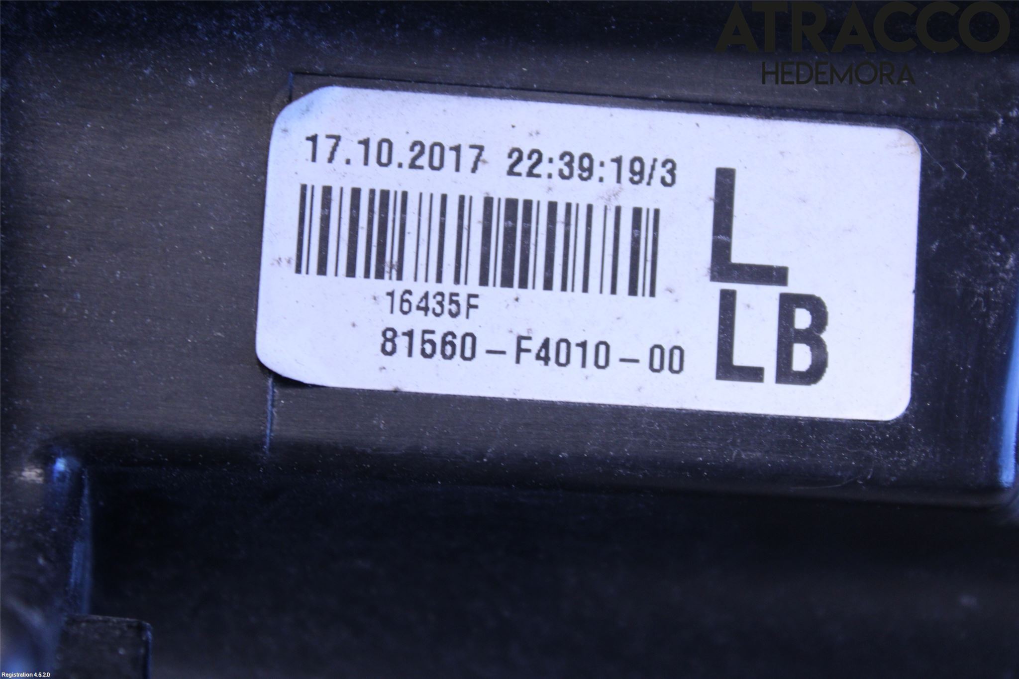 Toyota C-HR 16-23 Baklykt Venstre