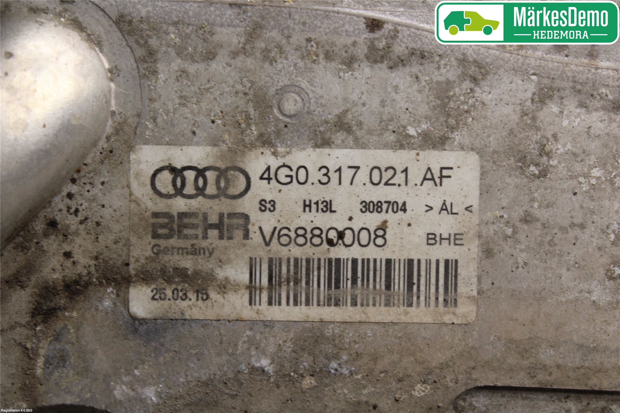 Audi A6/S6 4G 11-18 Radiator Oljekjøler Automatgea
