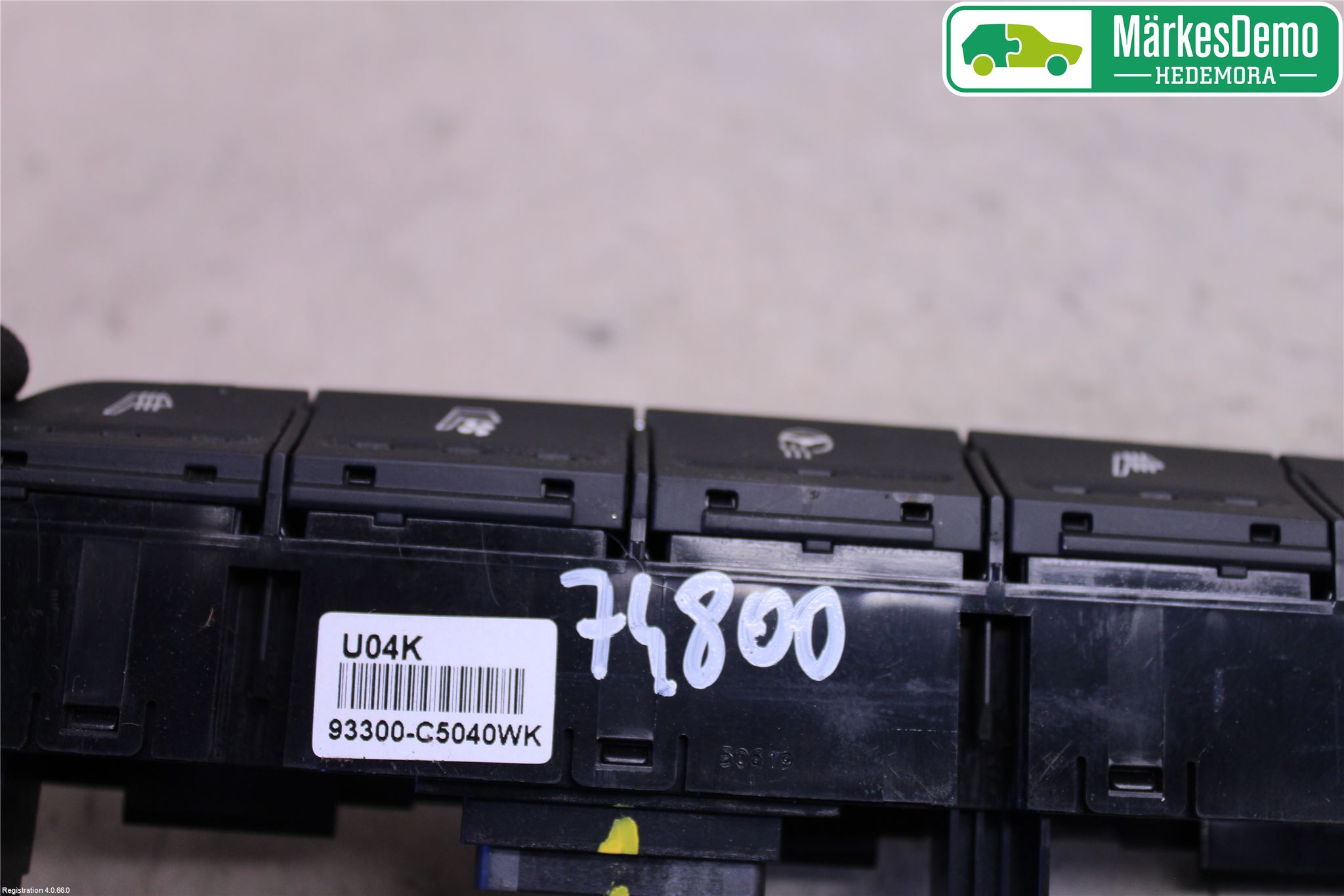 Kia SORENTO 15-20 Bryter Varmesete