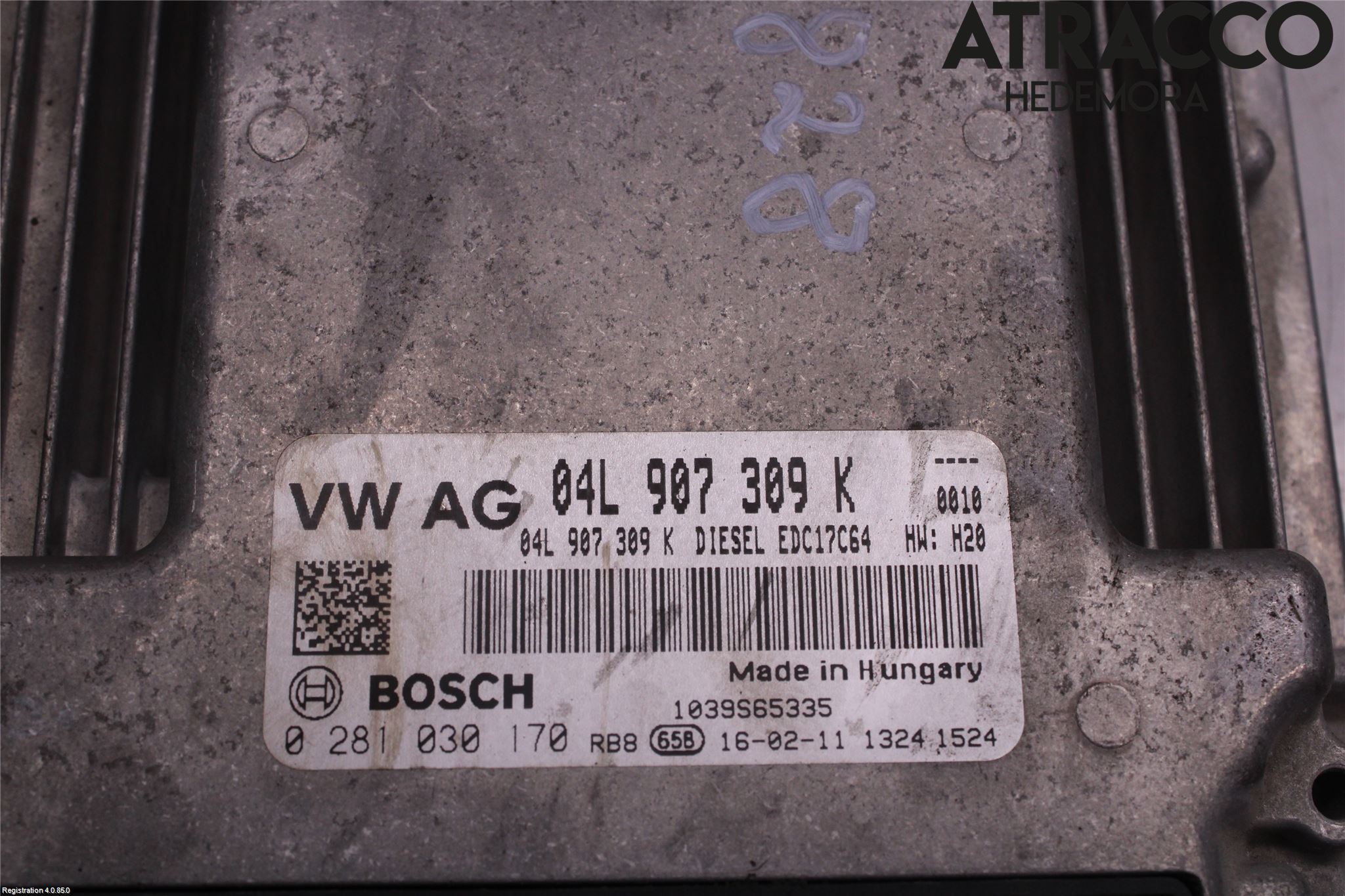 Volkswagen VW CADDY 16-20 Styreenhet Dieselpumpe