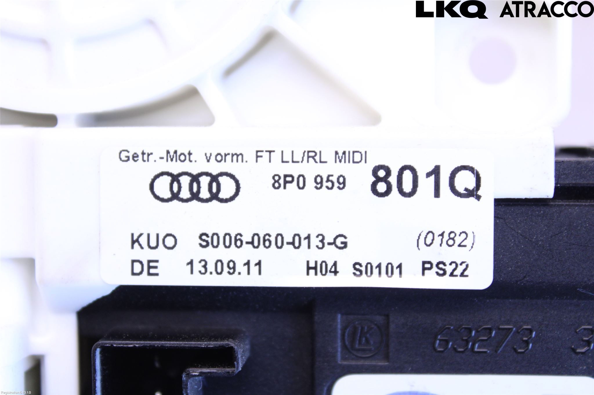 Audi A3/S3 05-13 Vindusheismotor
