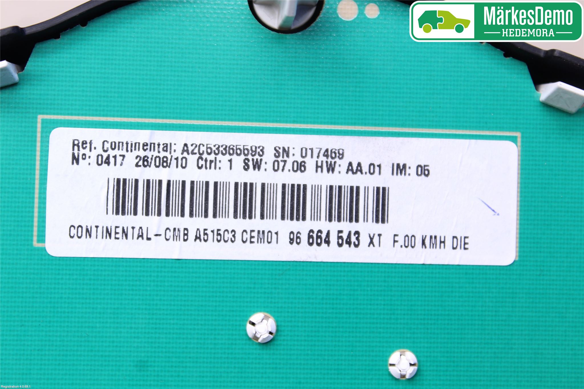 Citroen DS3 Instr Kombinert